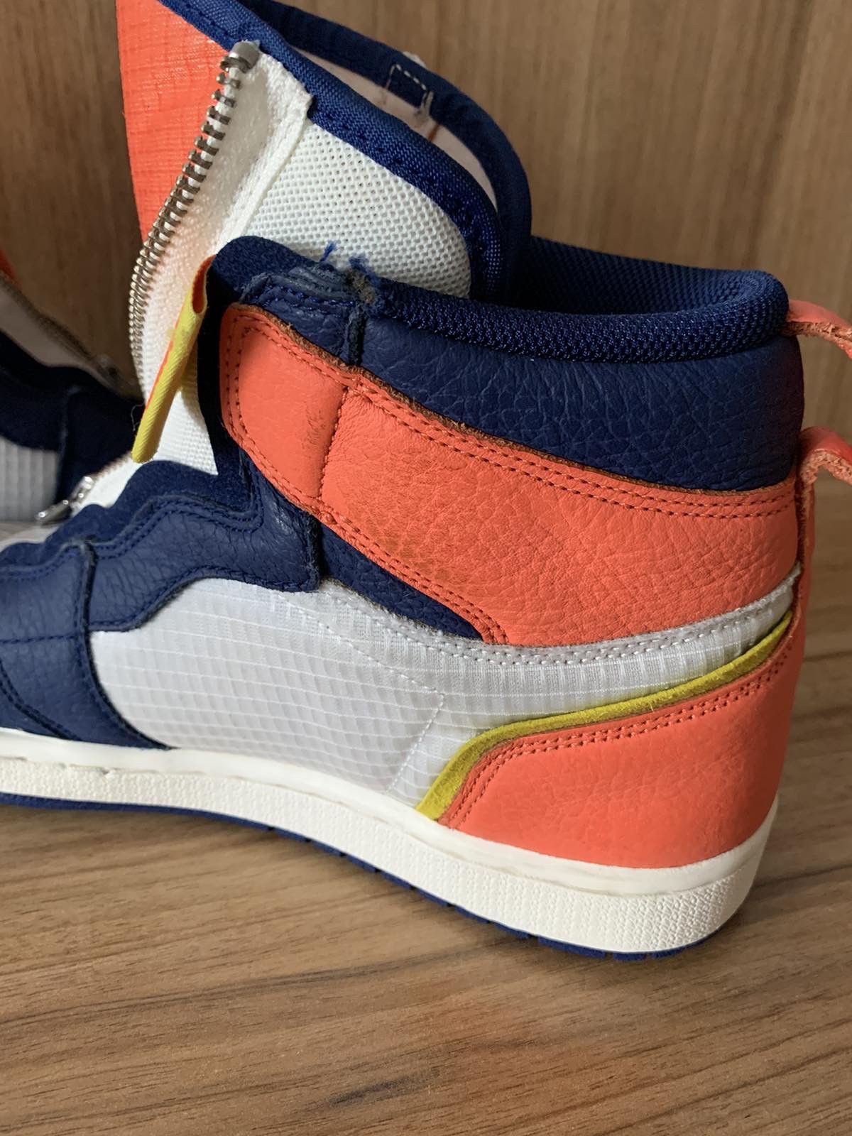 Jordan Brand Air Jordan 1 High Zip ‘Blue Void Citron’ Size US 9 / IT 39 - 6 Thumbnail