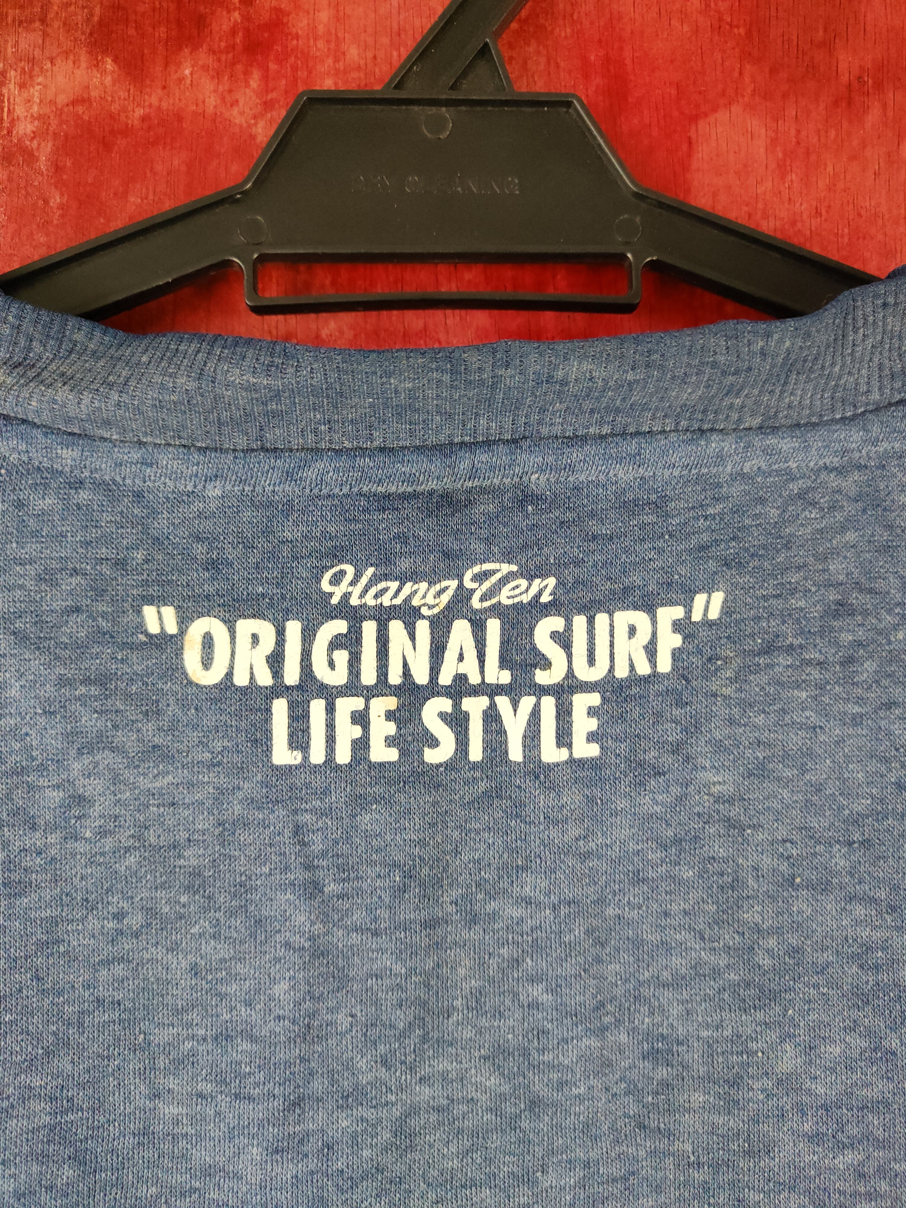 Hang Ten Hang Ten vintage Dark Blue Faded Sweatshirt #478B Size US L / EU 52-54 / 3 - 9 Thumbnail