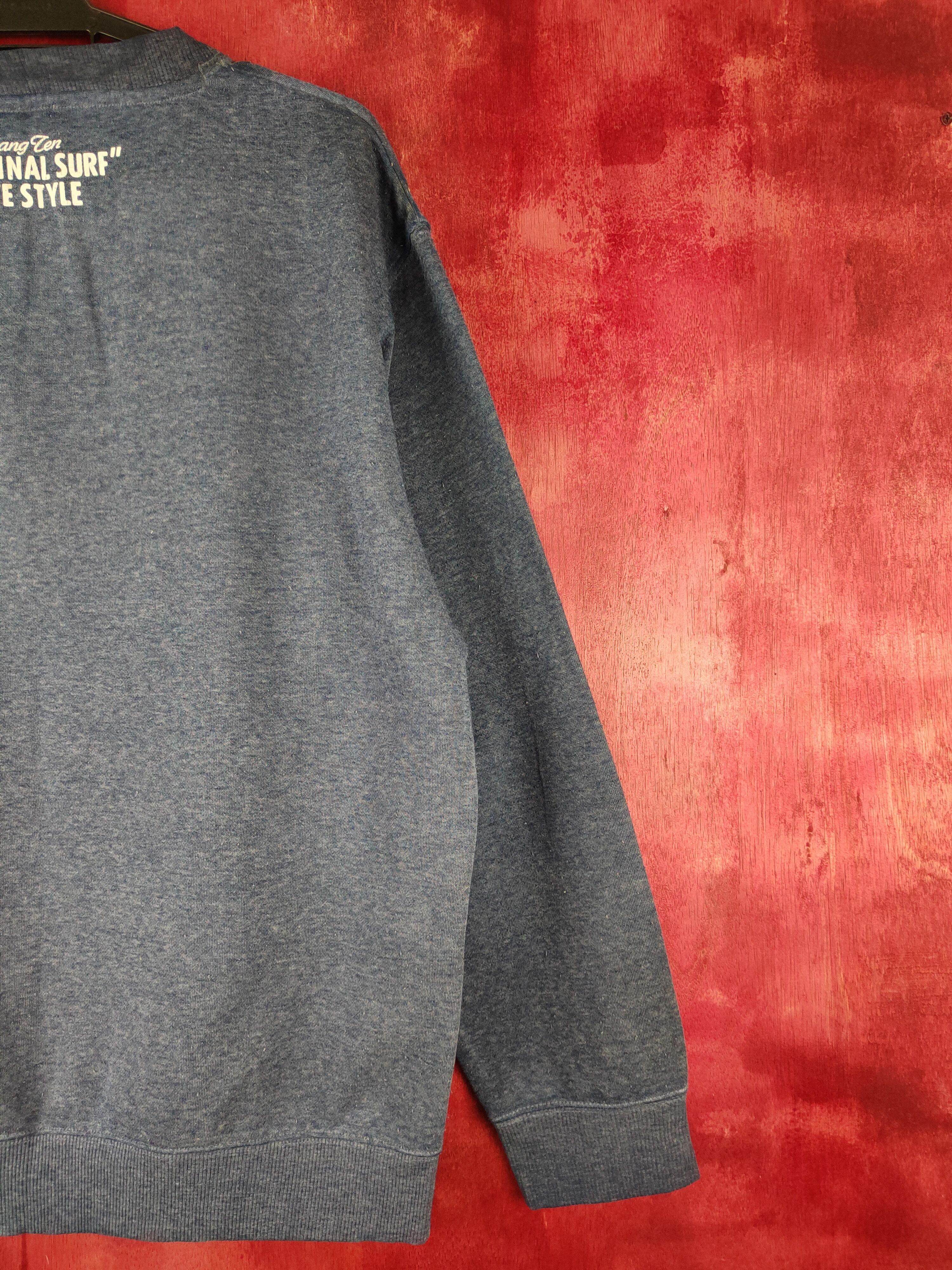 Hang Ten Hang Ten vintage Dark Blue Faded Sweatshirt #478B Size US L / EU 52-54 / 3 - 12 Thumbnail