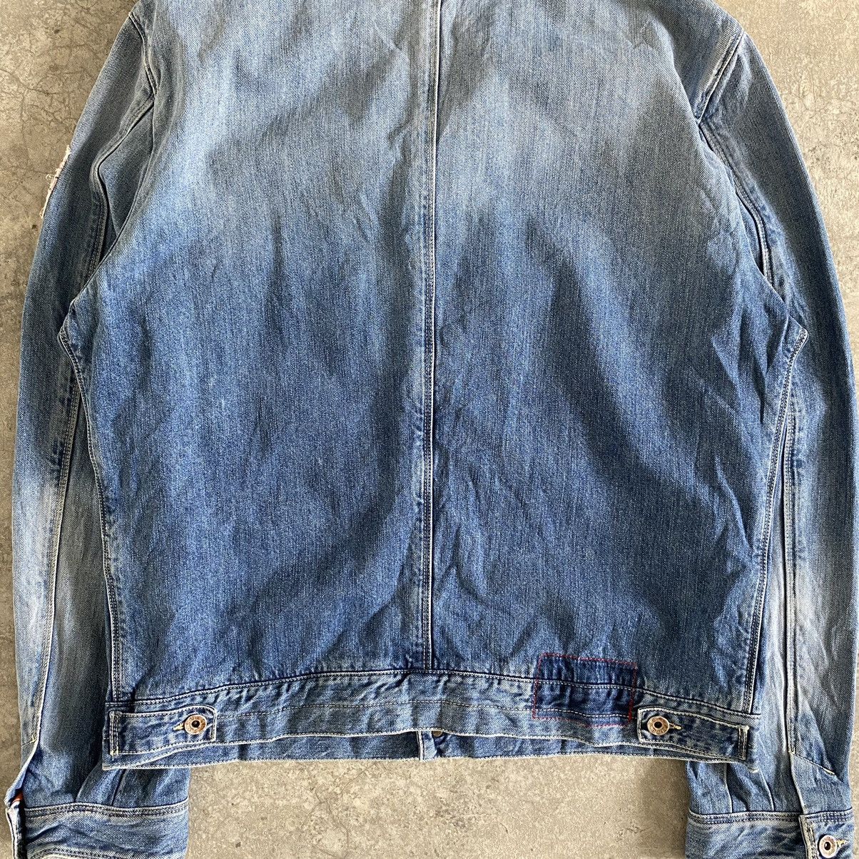 Napapijri Napapijri Made In Italy Washed Blue Denim Jacket Size US L / EU 52-54 / 3 - 11 Thumbnail
