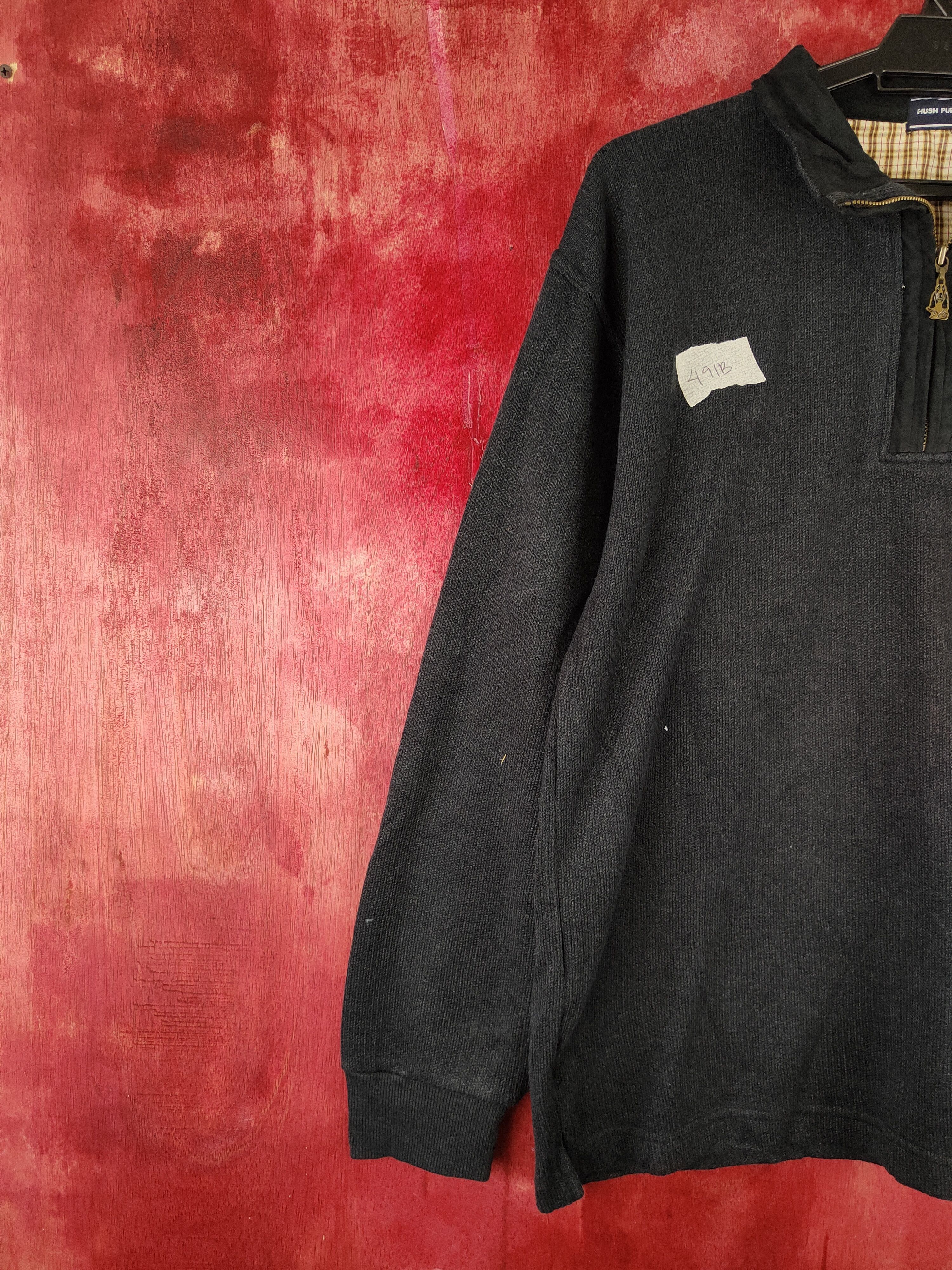 Hush Puppies Hush Puppies Black Sweatshirt #491B Size US S / EU 44-46 / 1 - 3 Thumbnail