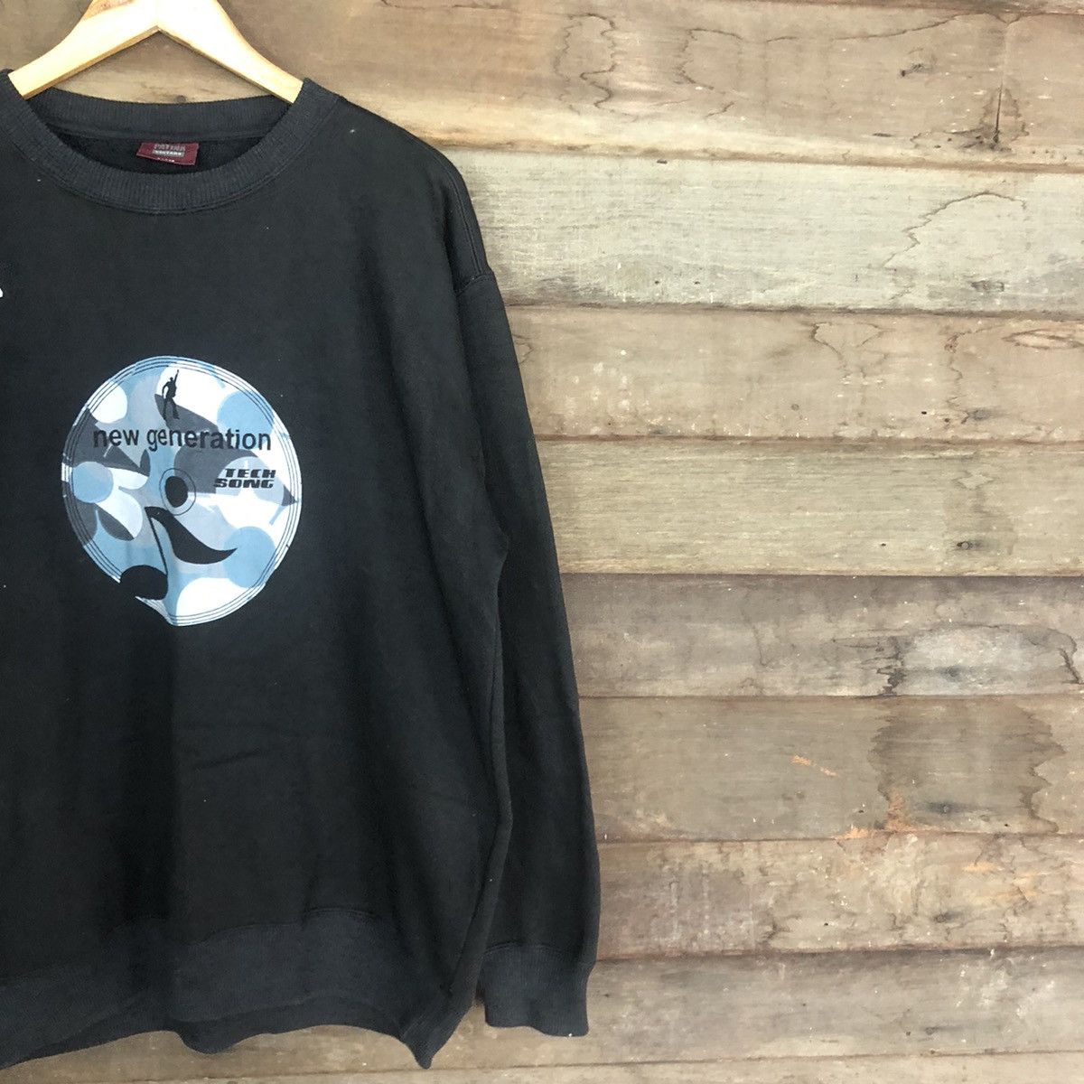 Japanese Brand × Vintage Patina Vintage Black Sweatshirt #331B Size US L / EU 52-54 / 3 - 5 Thumbnail