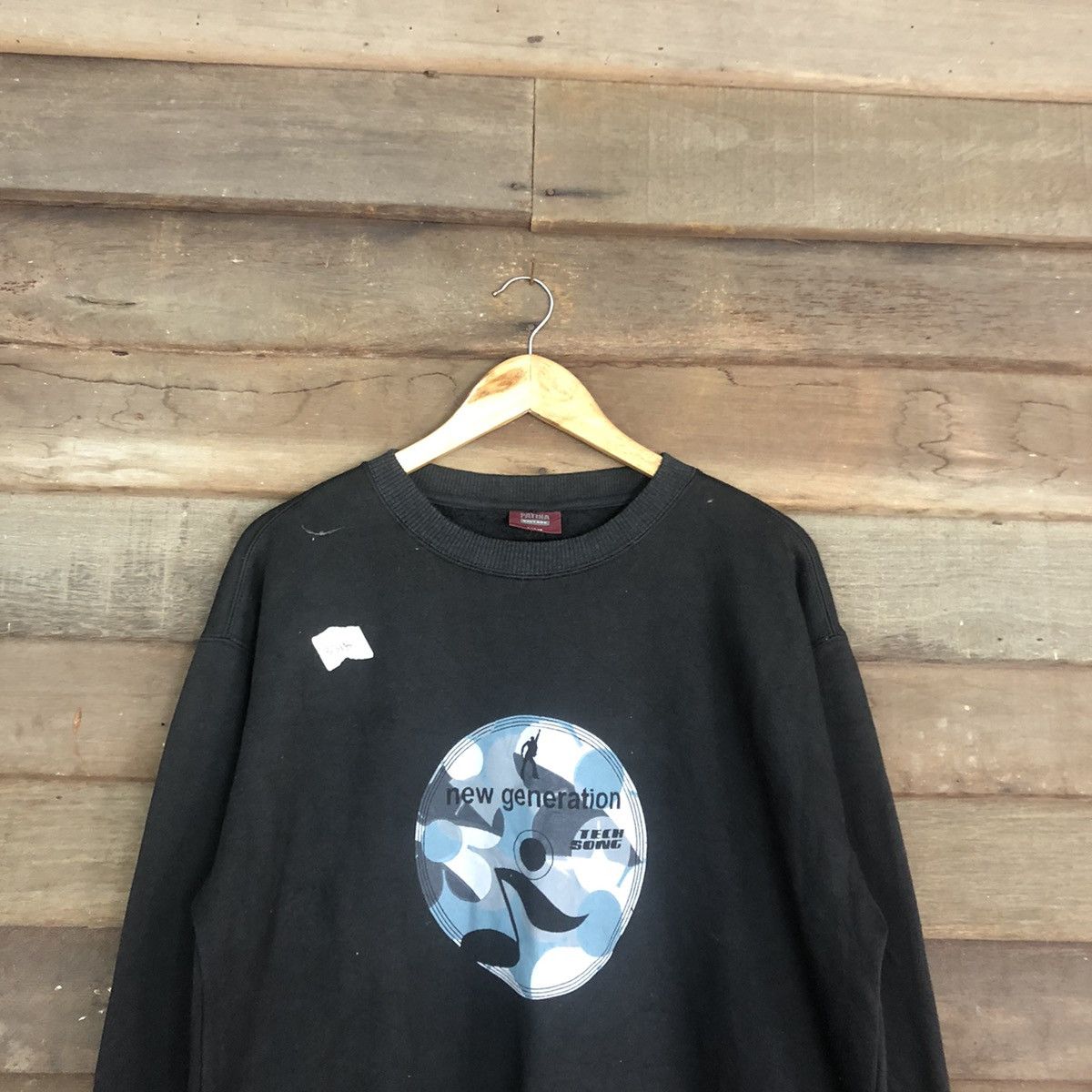 Japanese Brand × Vintage Patina Vintage Black Sweatshirt #331B Size US L / EU 52-54 / 3 - 9 Thumbnail