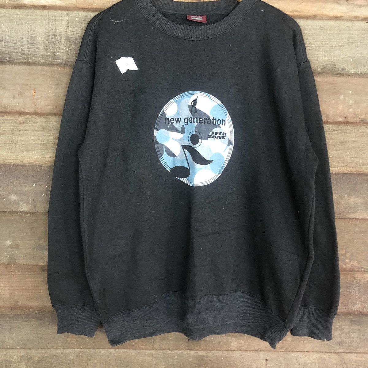 Japanese Brand × Vintage Patina Vintage Black Sweatshirt #331B Size US L / EU 52-54 / 3 - 8 Thumbnail