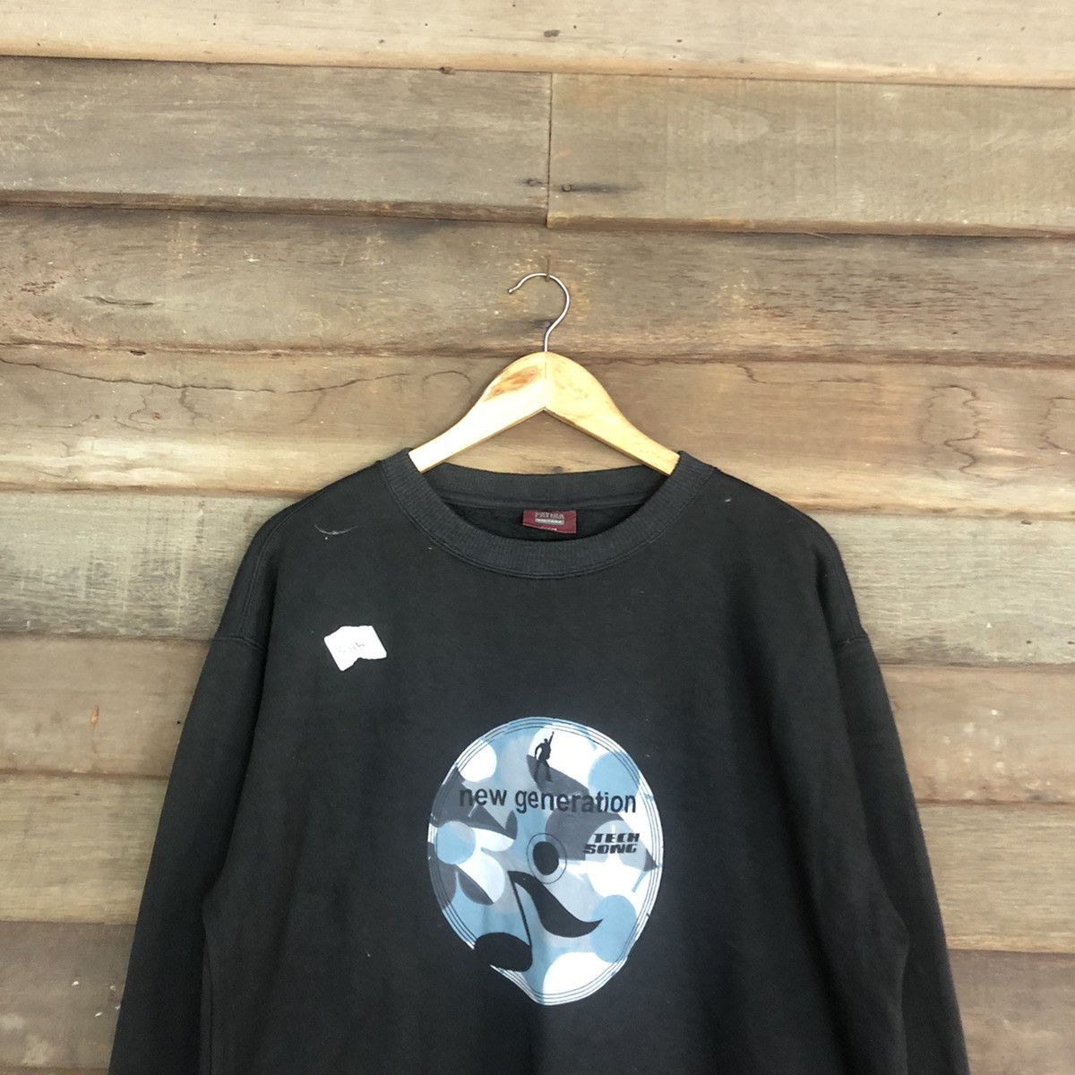 Japanese Brand × Vintage Patina Vintage Black Sweatshirt #331B Size US L / EU 52-54 / 3 - 2 Thumbnail