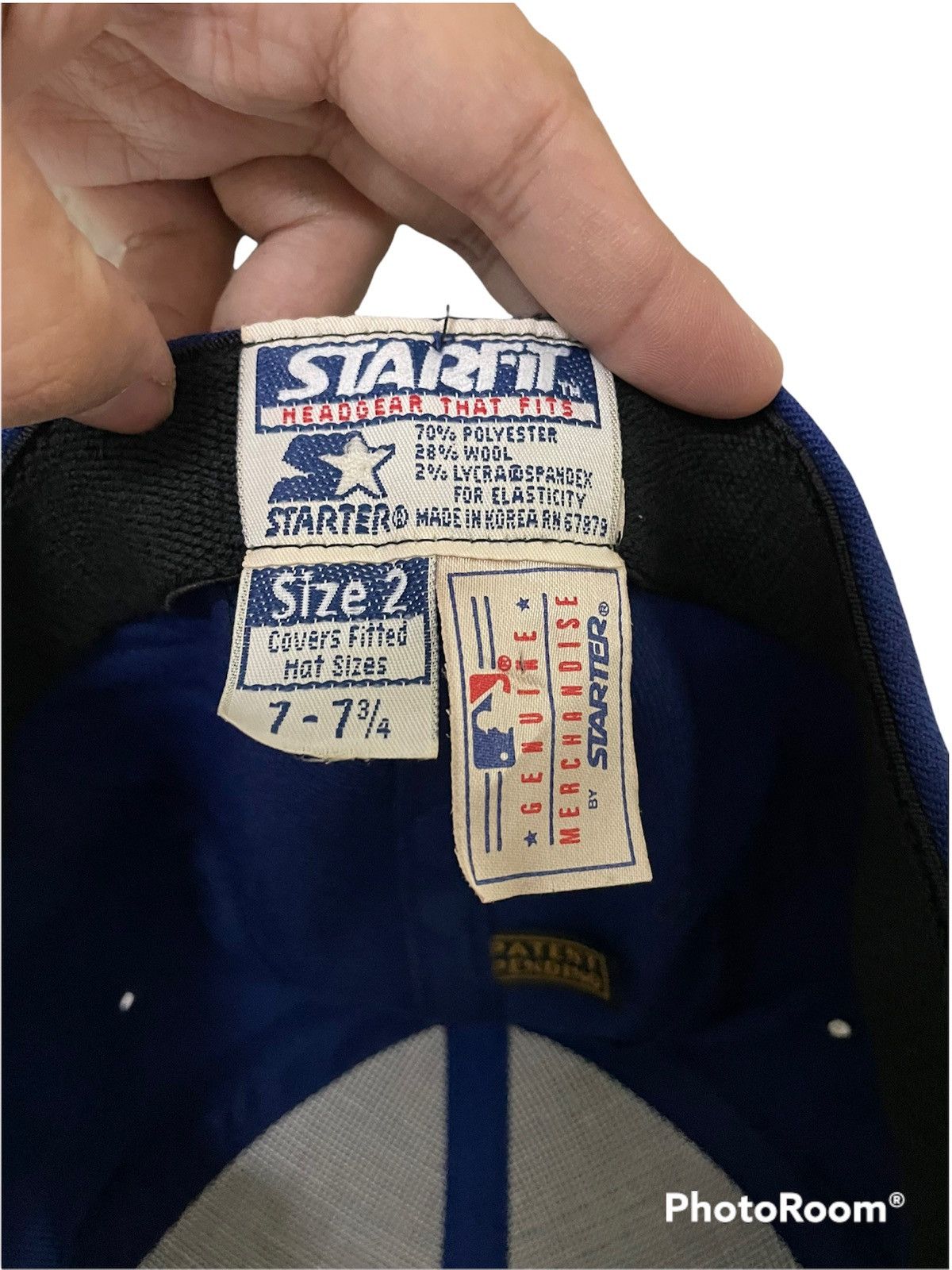 Starter 🔥BEST OFFER🔥Vintage Full Hats Starter Blue Jays 6 Panel Size ONE SIZE - 7 Thumbnail
