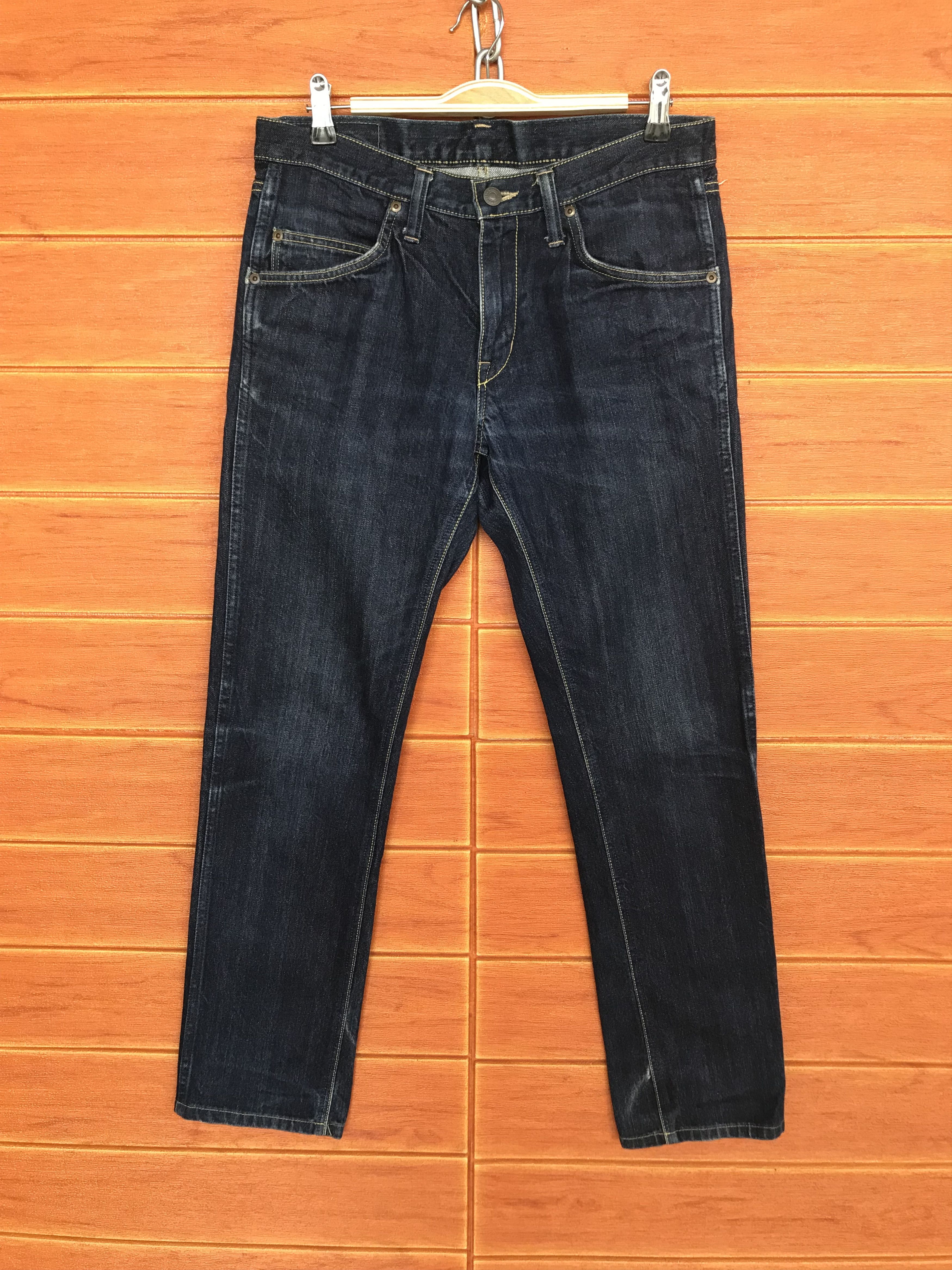 Kapital Vintage 90s BLUE BLUE Japan Pure Indigo Denim Jeans Size US 30 / EU 46 - 2 Thumbnail