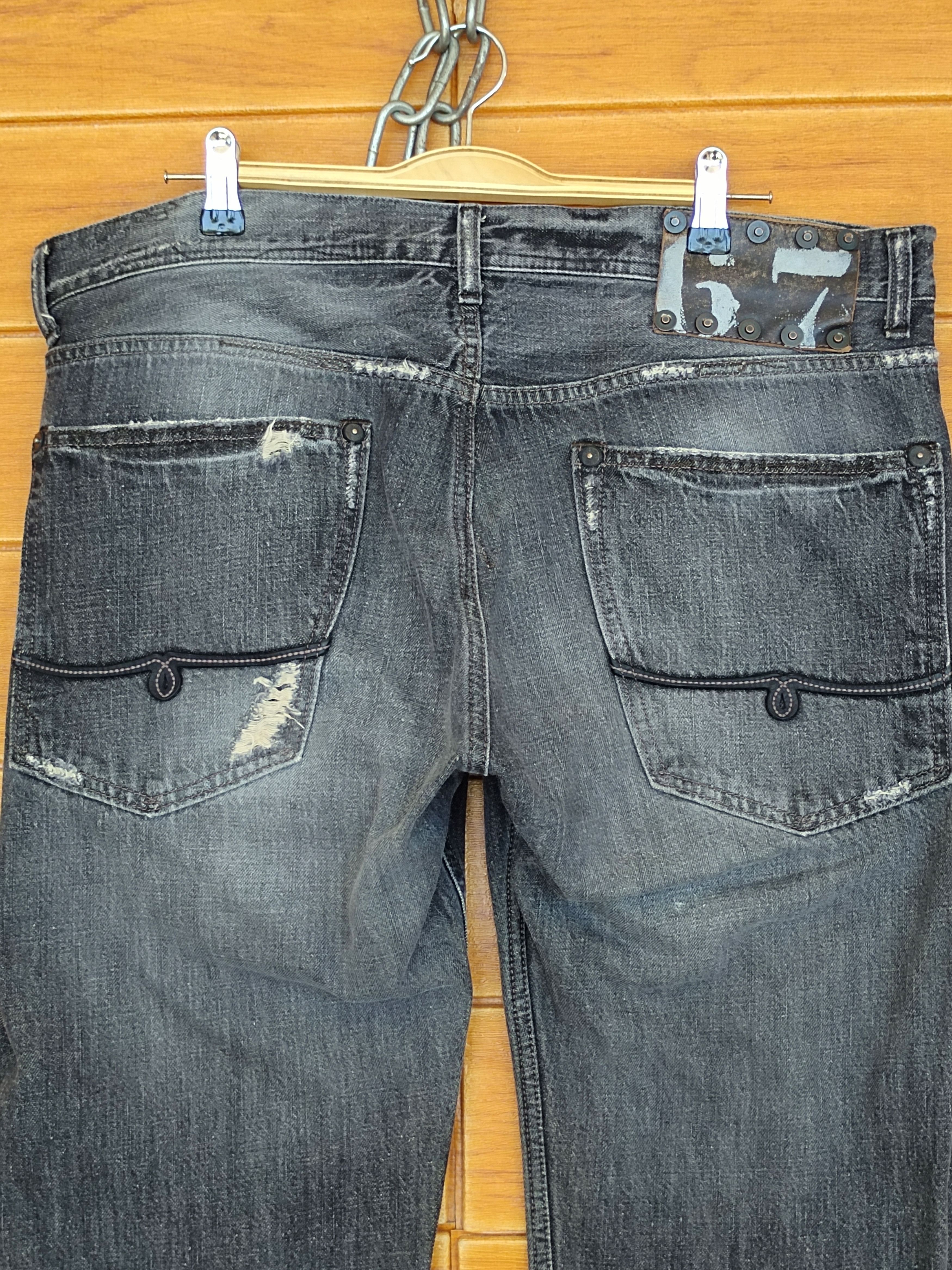 Polo Ralph Lauren Vintage Polo Ralph Lauren Clawmark Distress Denim Jeans Size US 35 - 15 Thumbnail