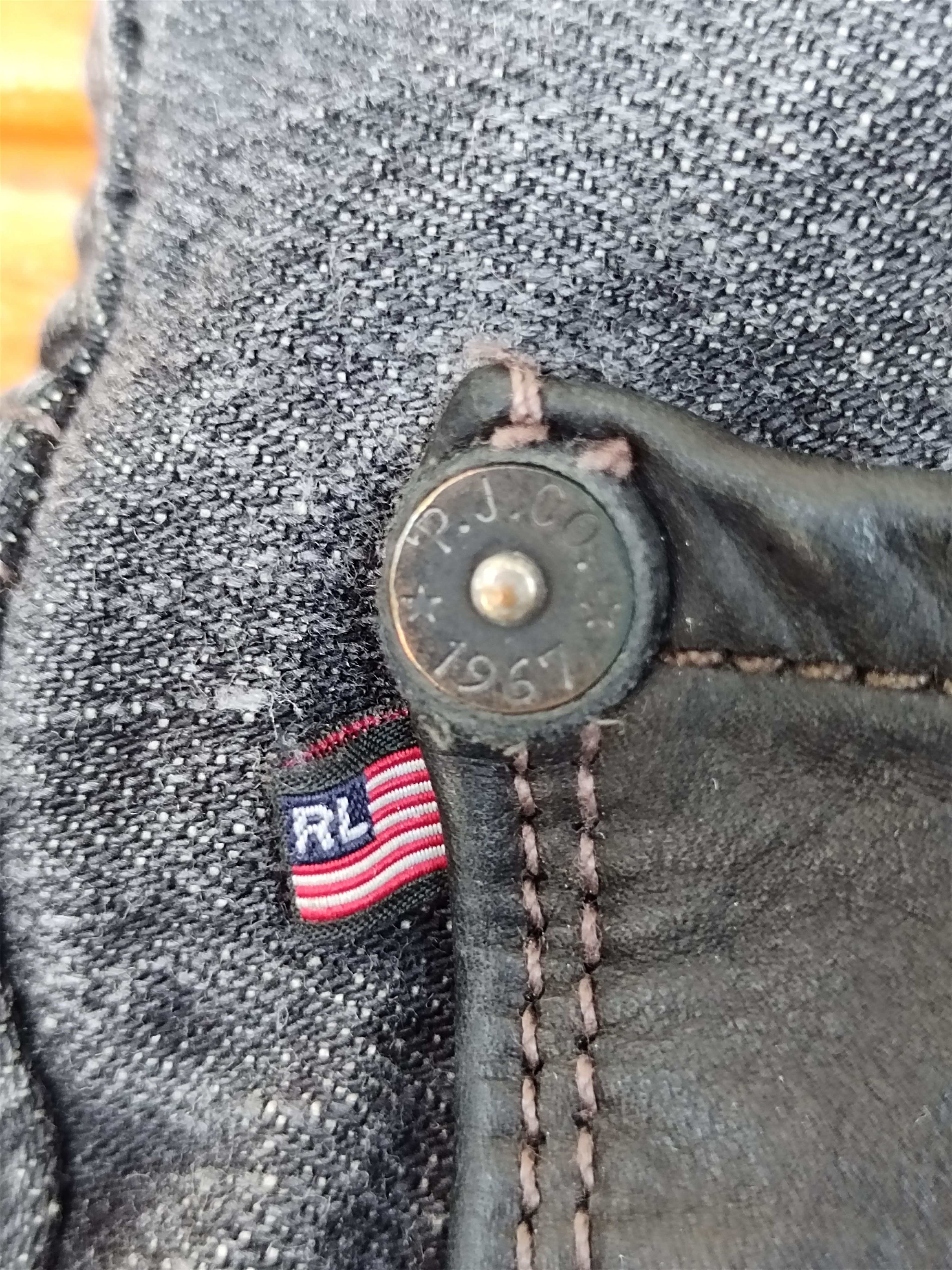 Polo Ralph Lauren Vintage Polo Ralph Lauren Clawmark Distress Denim Jeans Size US 35 - 12 Thumbnail