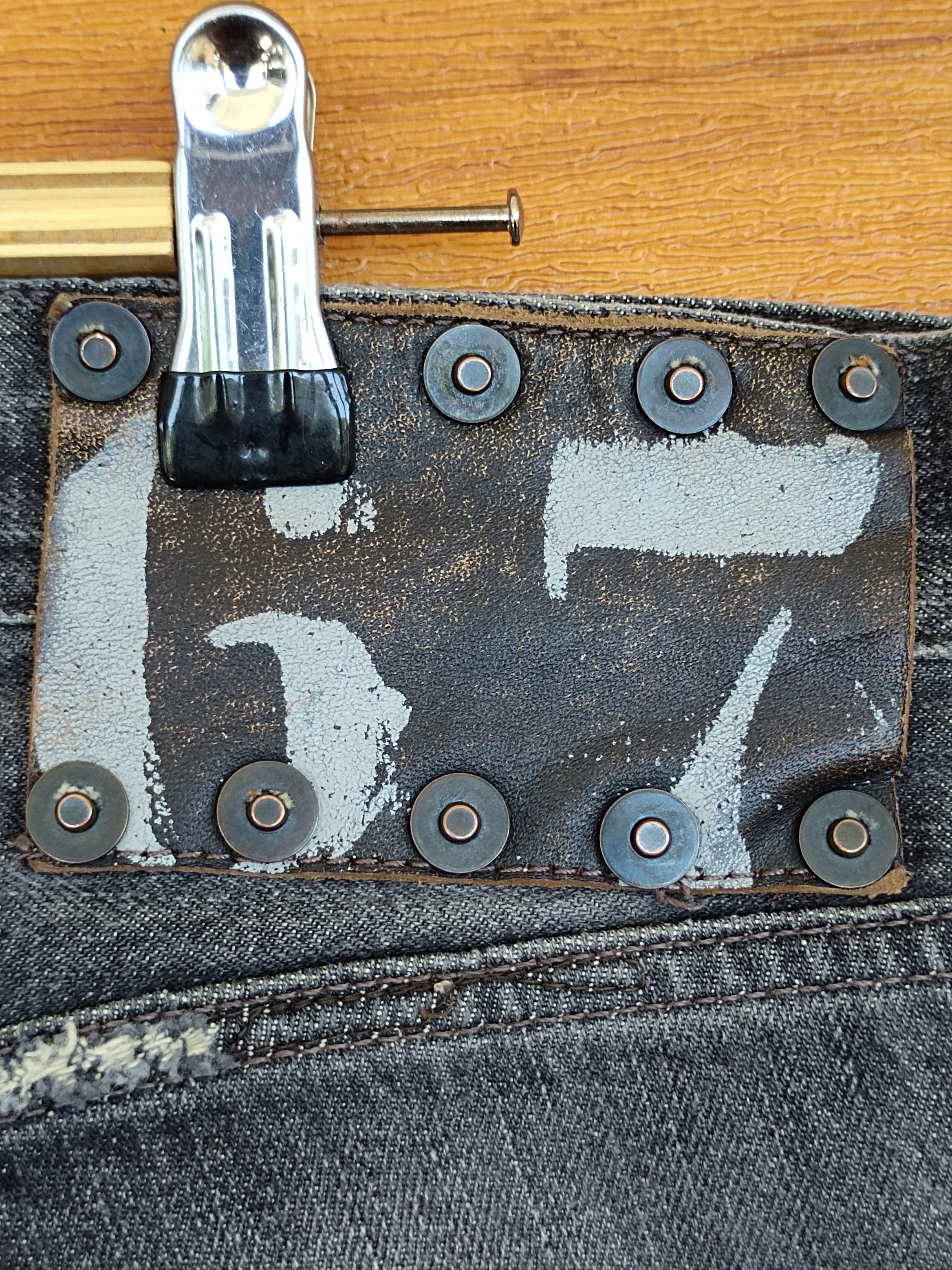 Polo Ralph Lauren Vintage Polo Ralph Lauren Clawmark Distress Denim Jeans Size US 35 - 16 Thumbnail