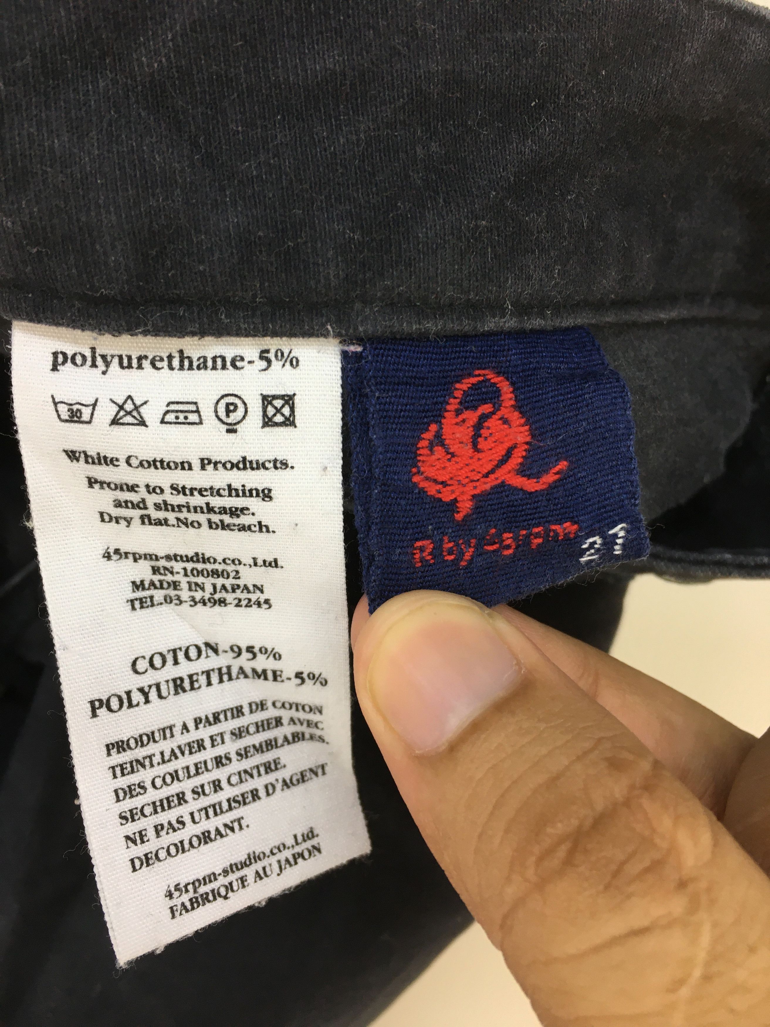 Kapital Vintage 90s 45rpm Japan Wax Cotton Pants Size US 27 - 18 Thumbnail