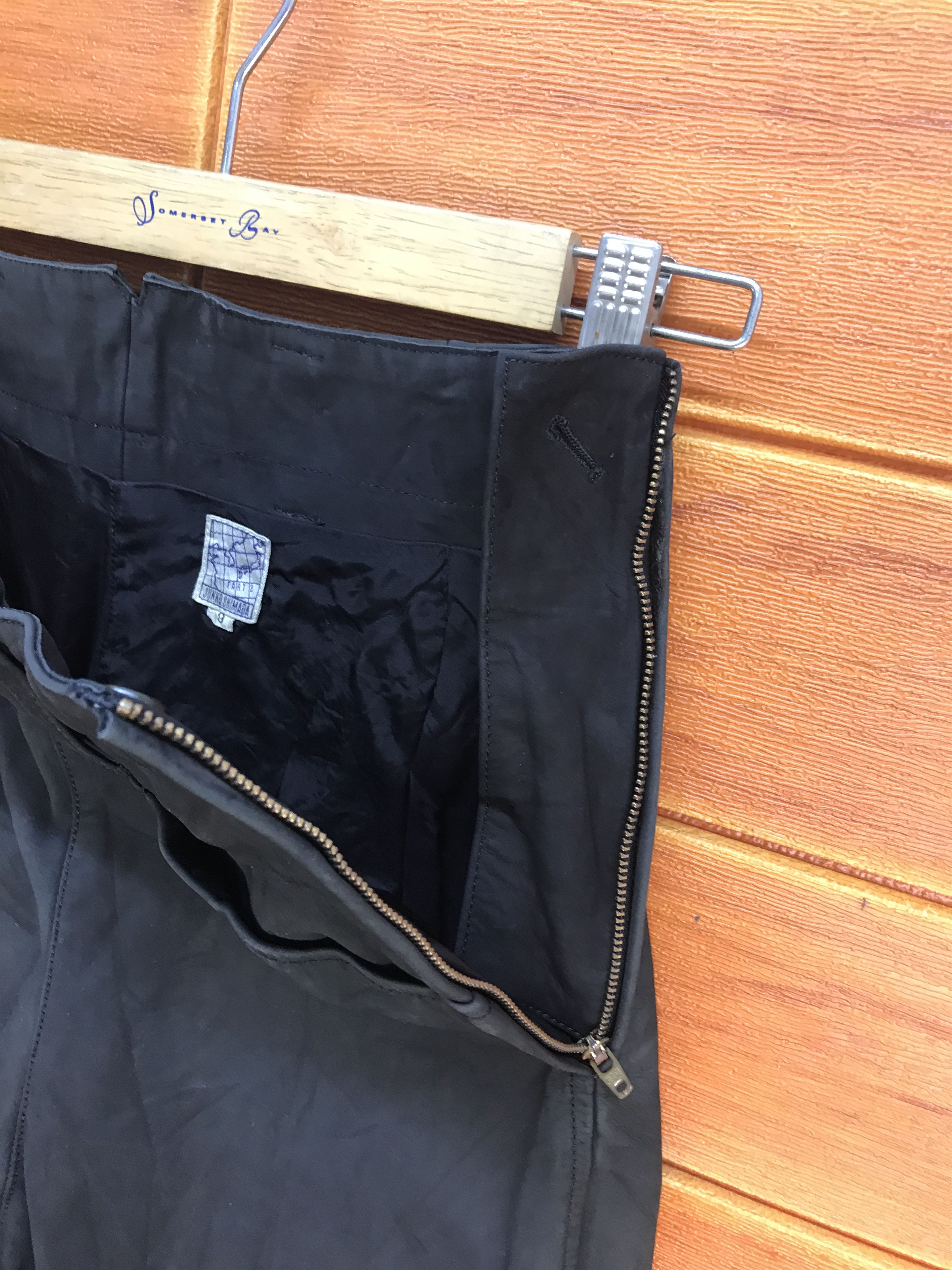 Genuine Leather JUNKO SHIMADA PART 2 Leather Pants Size 28" / US 6 / IT 42 - 10 Thumbnail