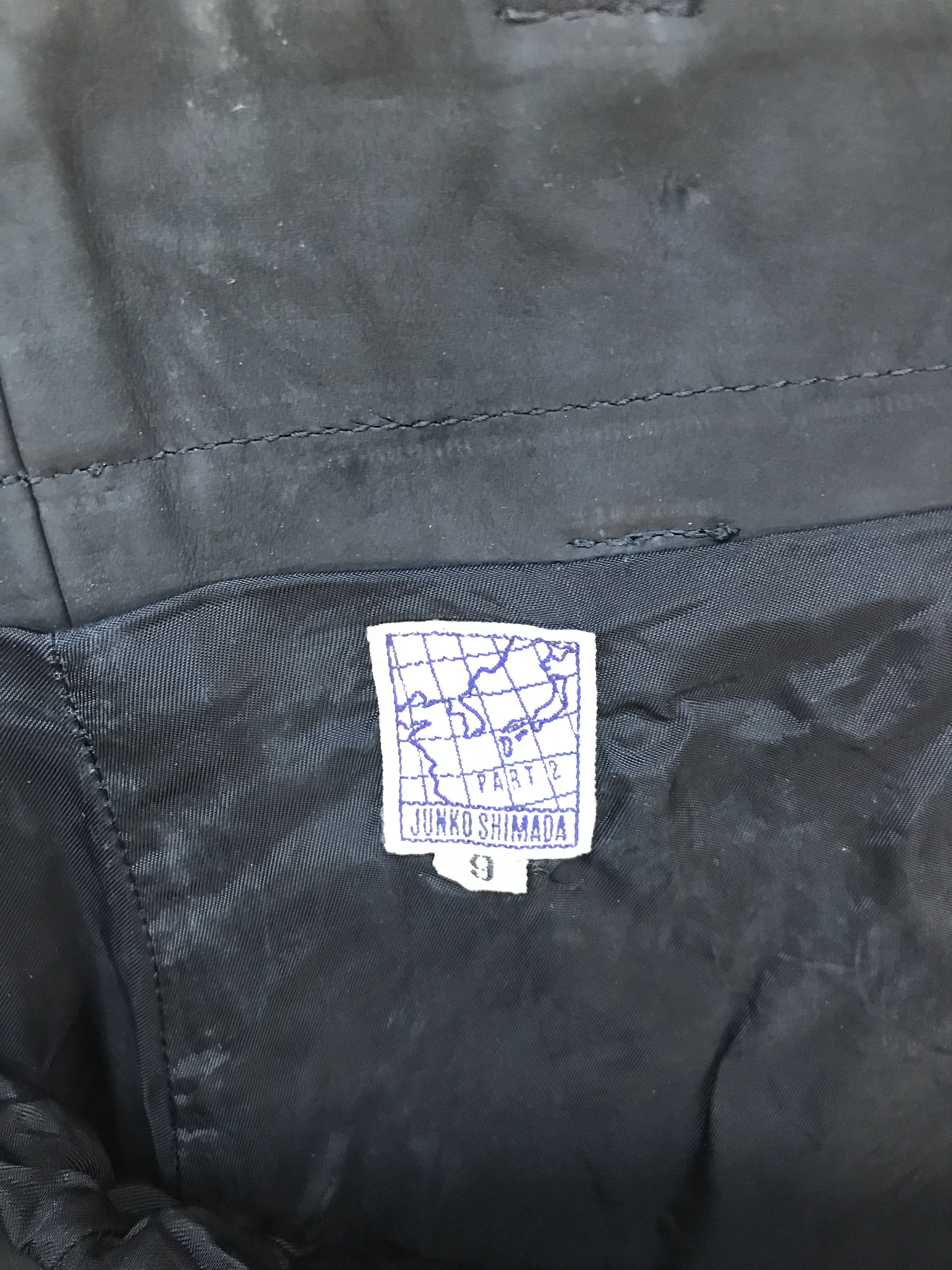 Genuine Leather JUNKO SHIMADA PART 2 Leather Pants Size 28" / US 6 / IT 42 - 11 Thumbnail
