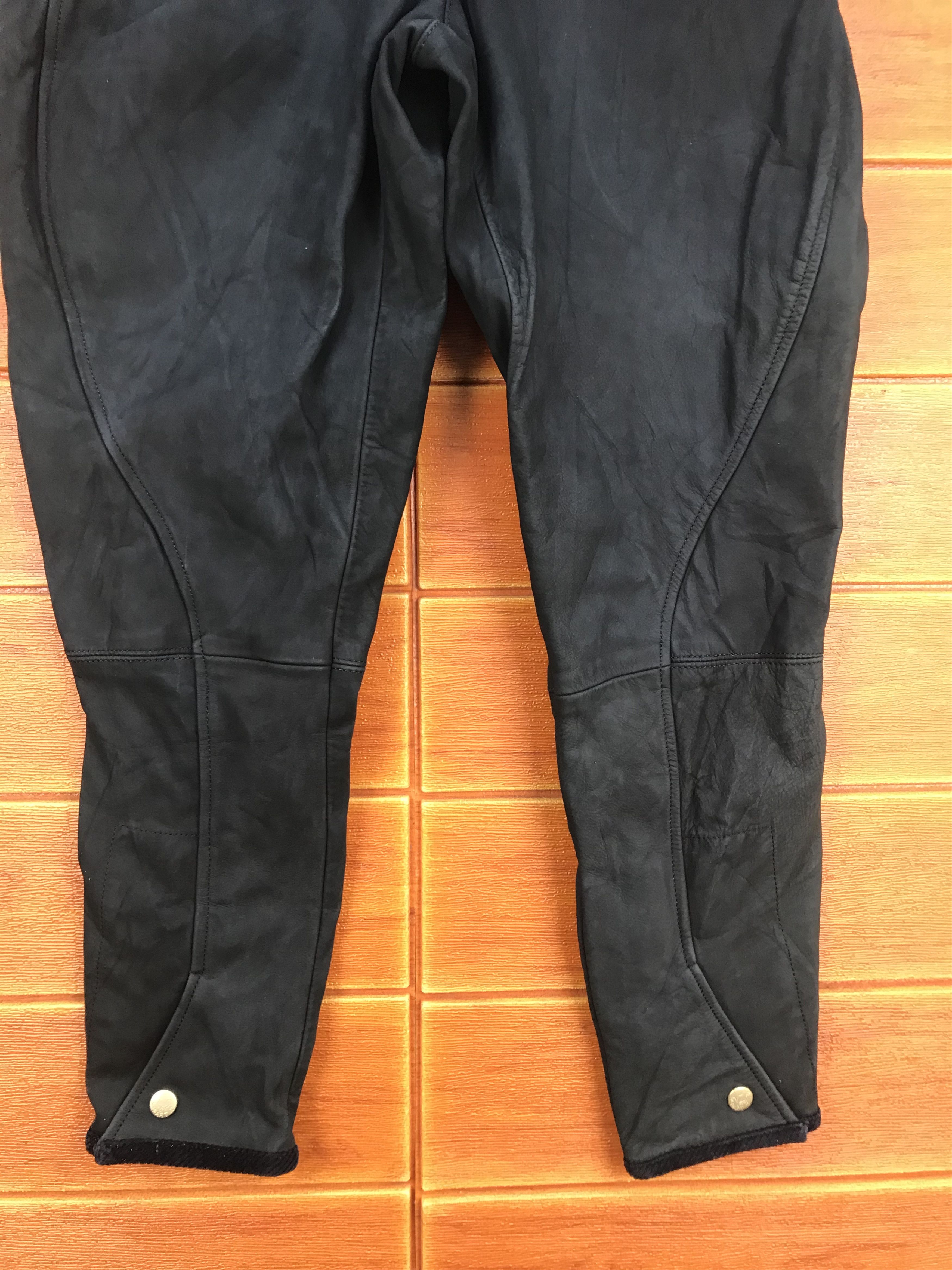 Genuine Leather JUNKO SHIMADA PART 2 Leather Pants Size 28" / US 6 / IT 42 - 4 Thumbnail