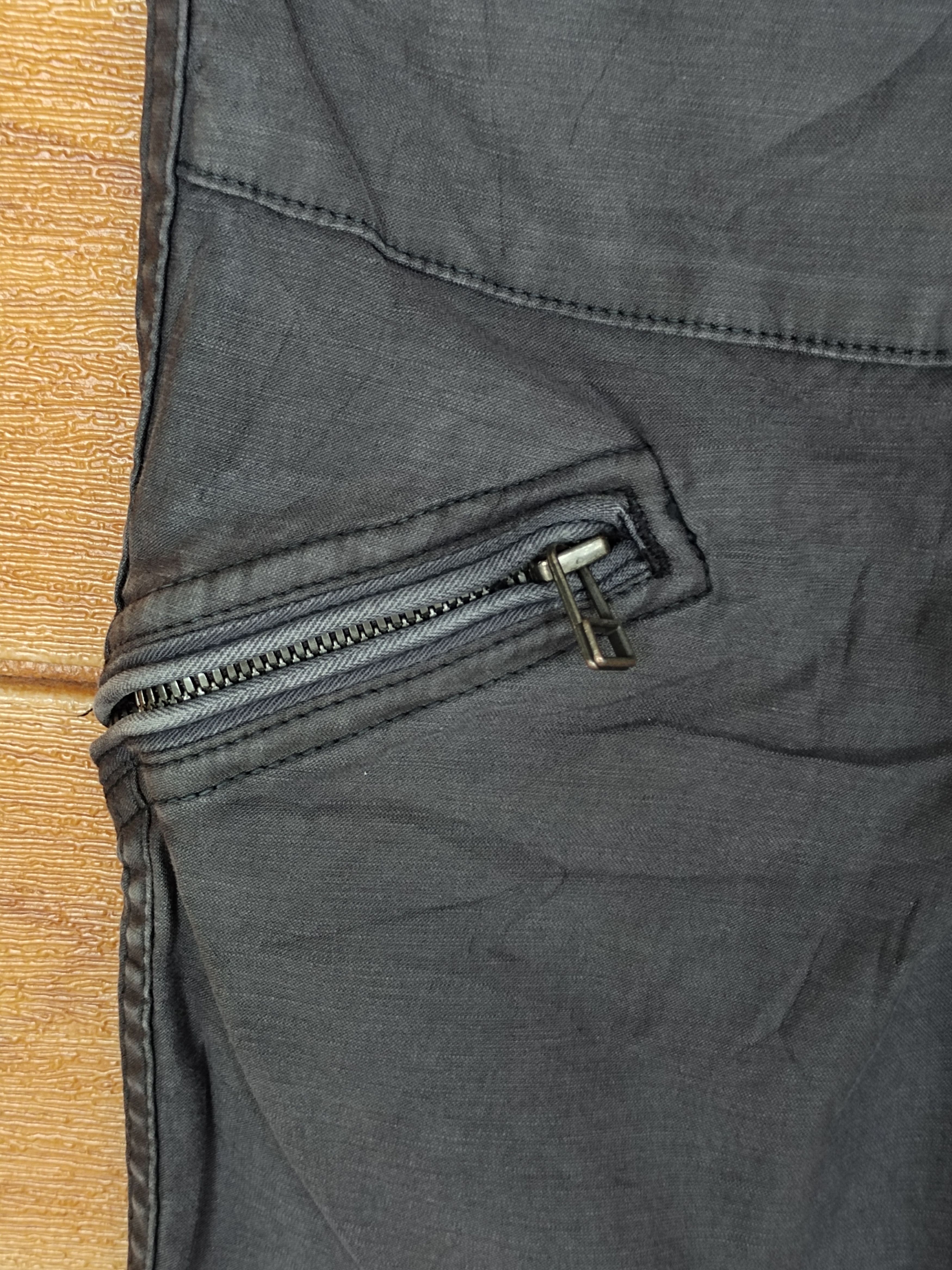 If Six Was Nine VADEL Japan Black Faded Rider Biker Pants Size US 32 / EU 48 - 7 Thumbnail