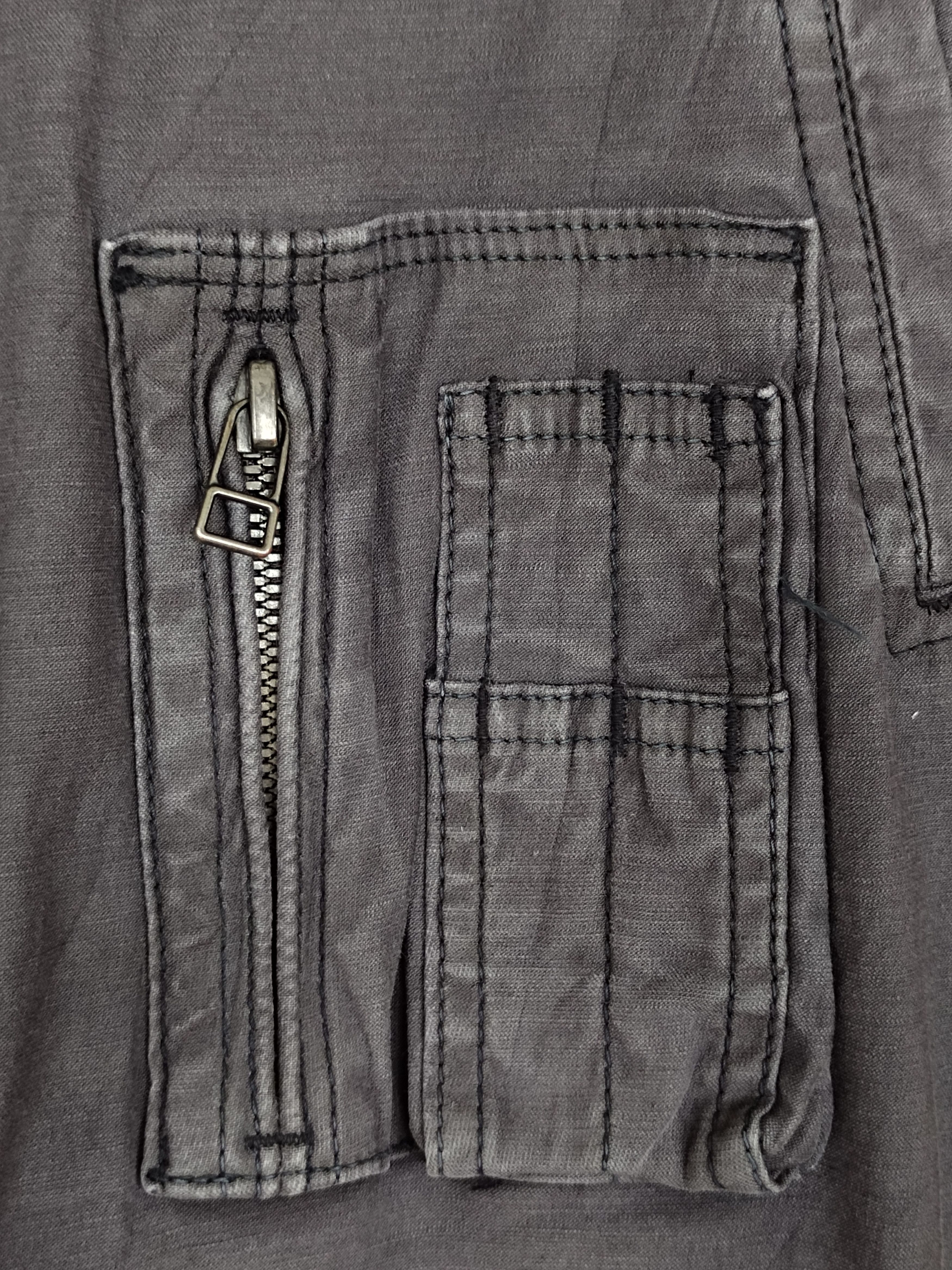 If Six Was Nine VADEL Japan Black Faded Rider Biker Pants Size US 32 / EU 48 - 3 Thumbnail
