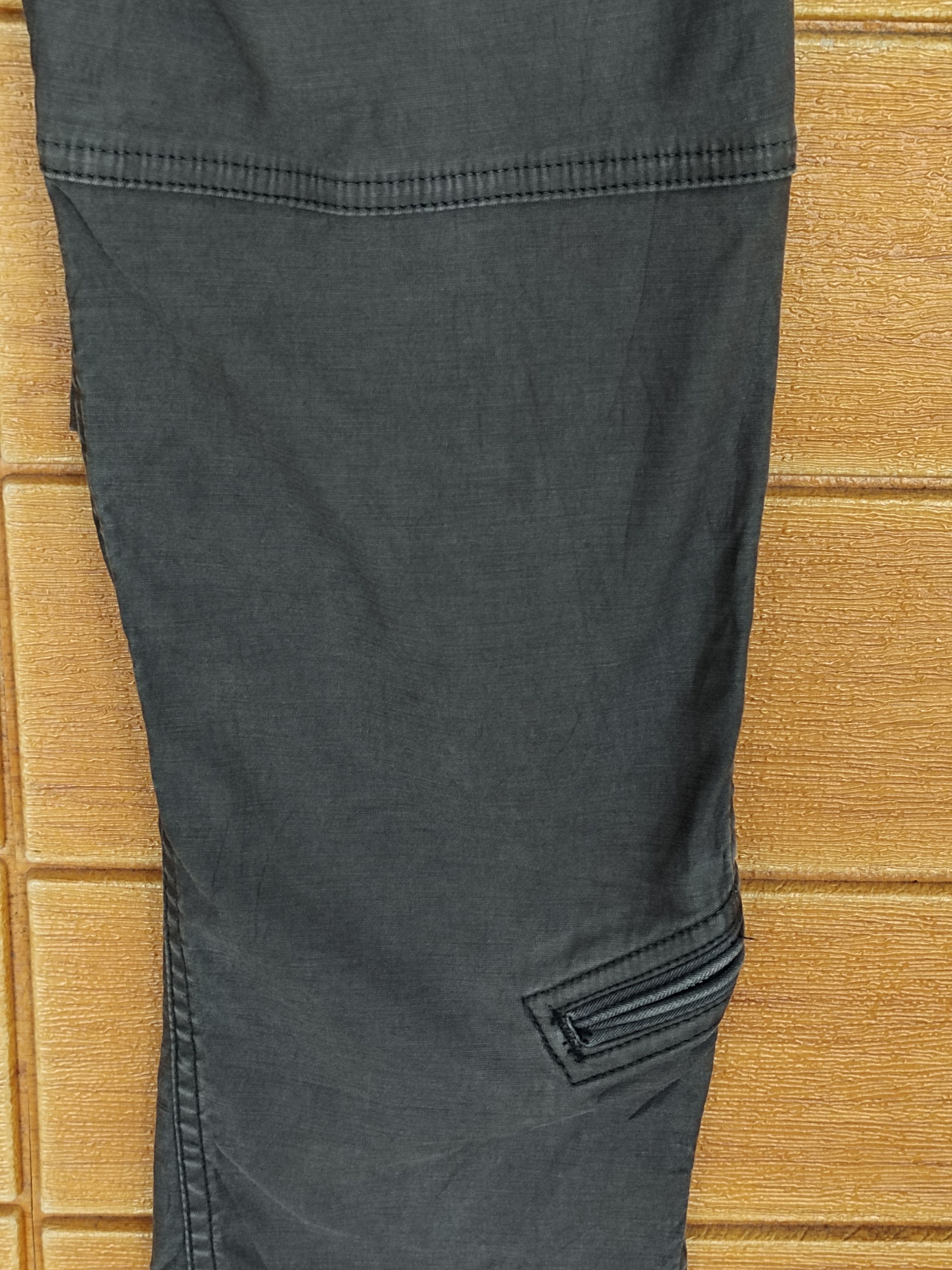 If Six Was Nine VADEL Japan Black Faded Rider Biker Pants Size US 32 / EU 48 - 14 Thumbnail