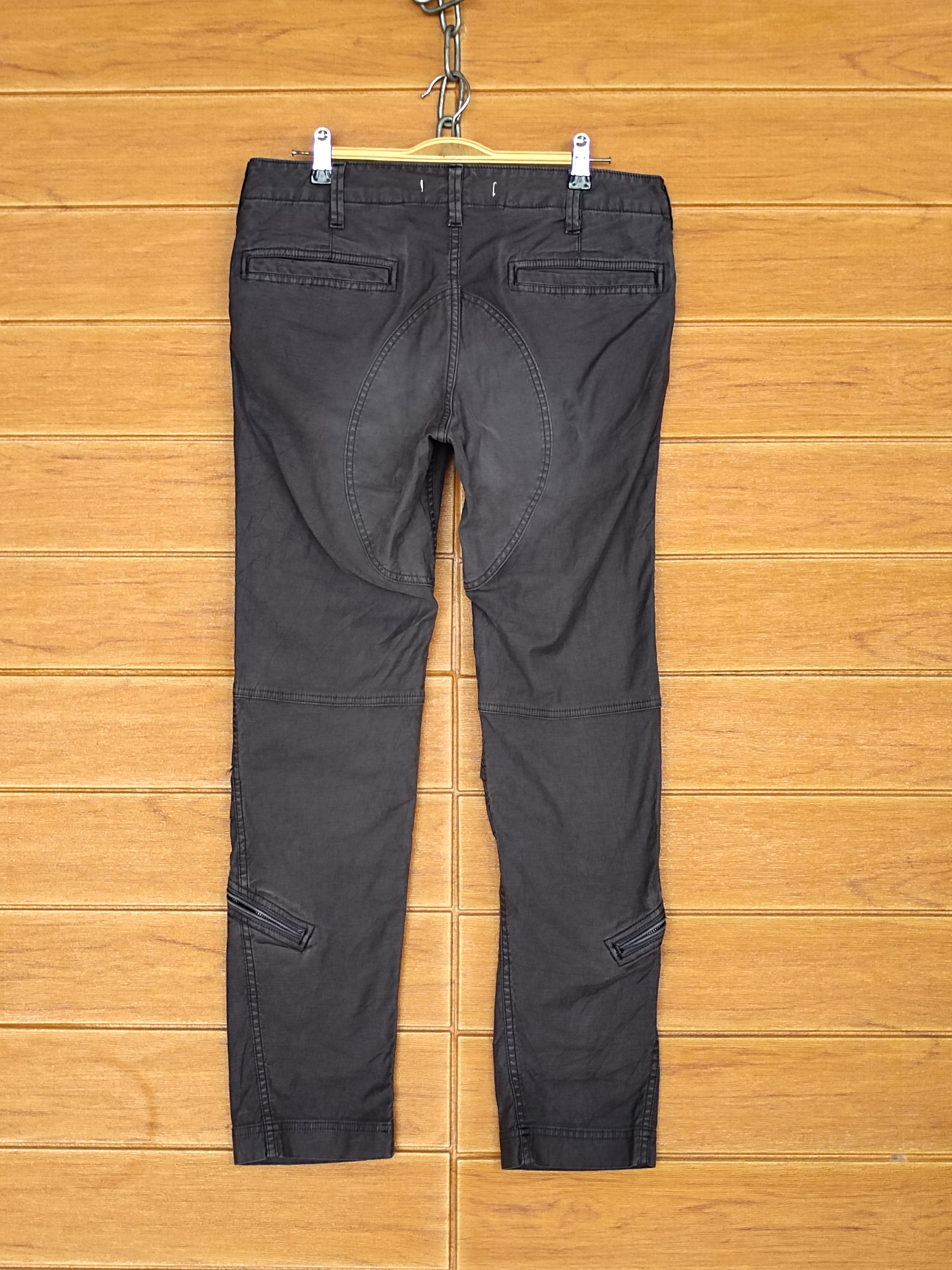 If Six Was Nine VADEL Japan Black Faded Rider Biker Pants Size US 32 / EU 48 - 12 Thumbnail