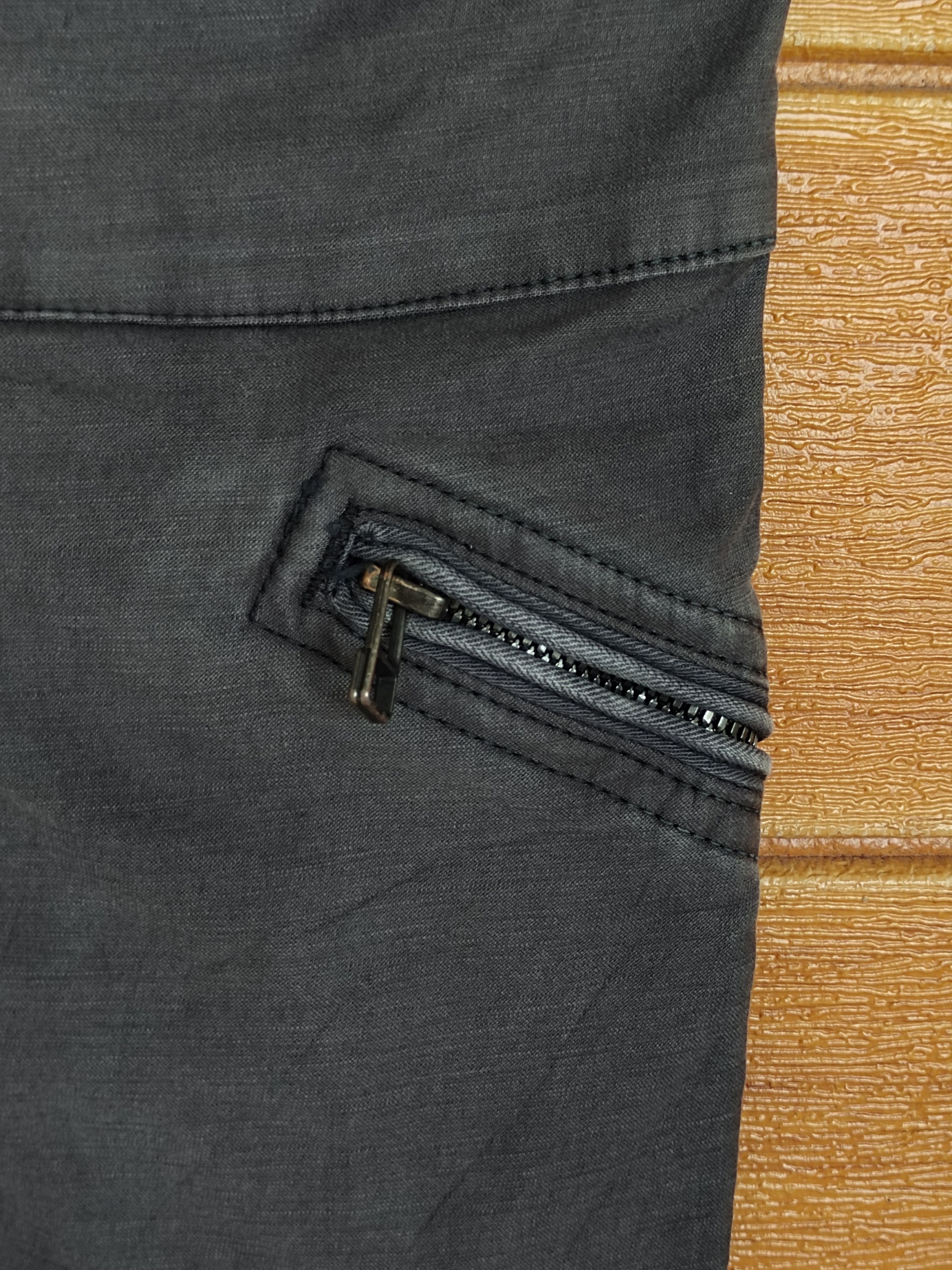 If Six Was Nine VADEL Japan Black Faded Rider Biker Pants Size US 32 / EU 48 - 6 Thumbnail