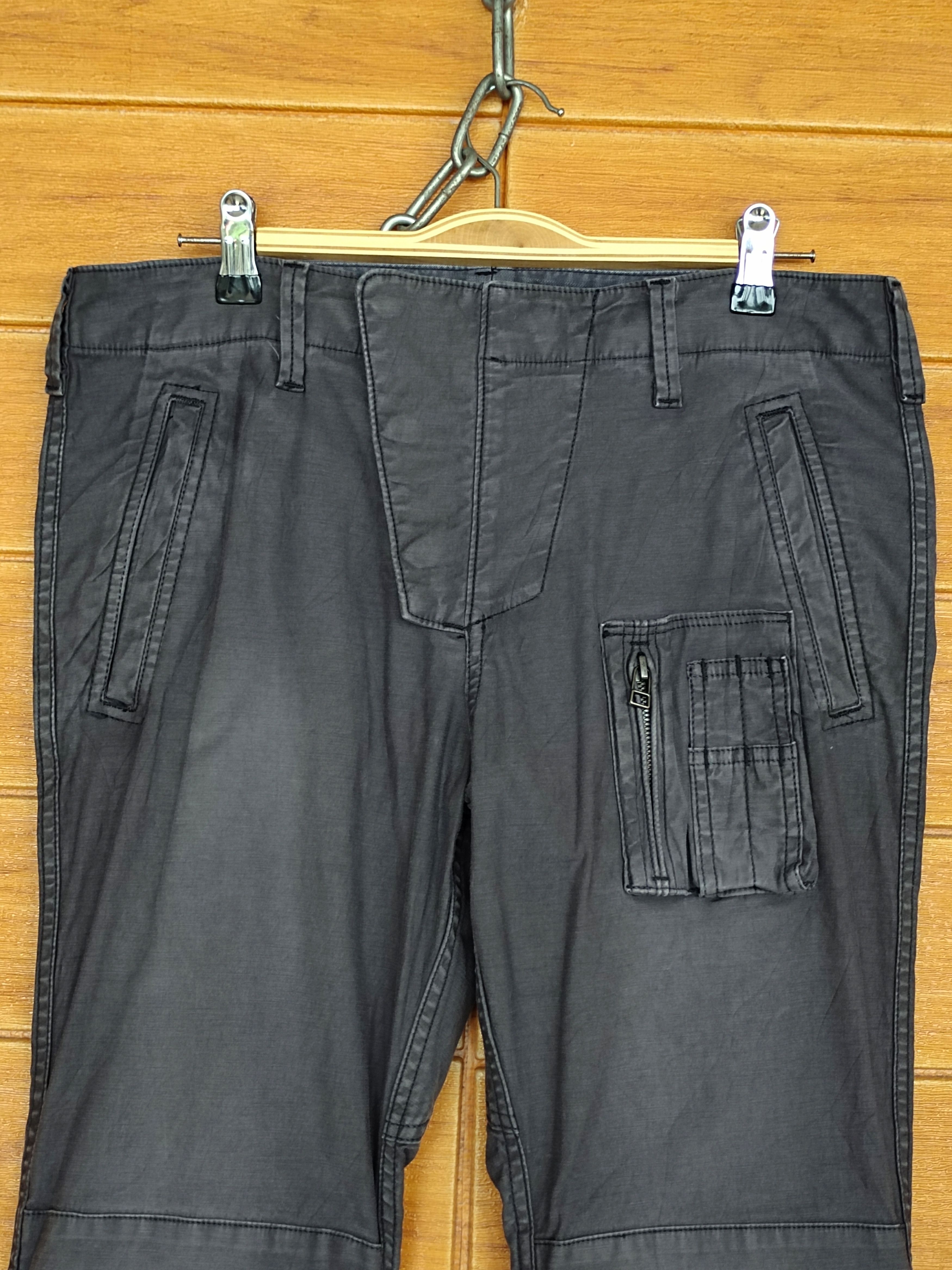 If Six Was Nine VADEL Japan Black Faded Rider Biker Pants Size US 32 / EU 48 - 2 Thumbnail