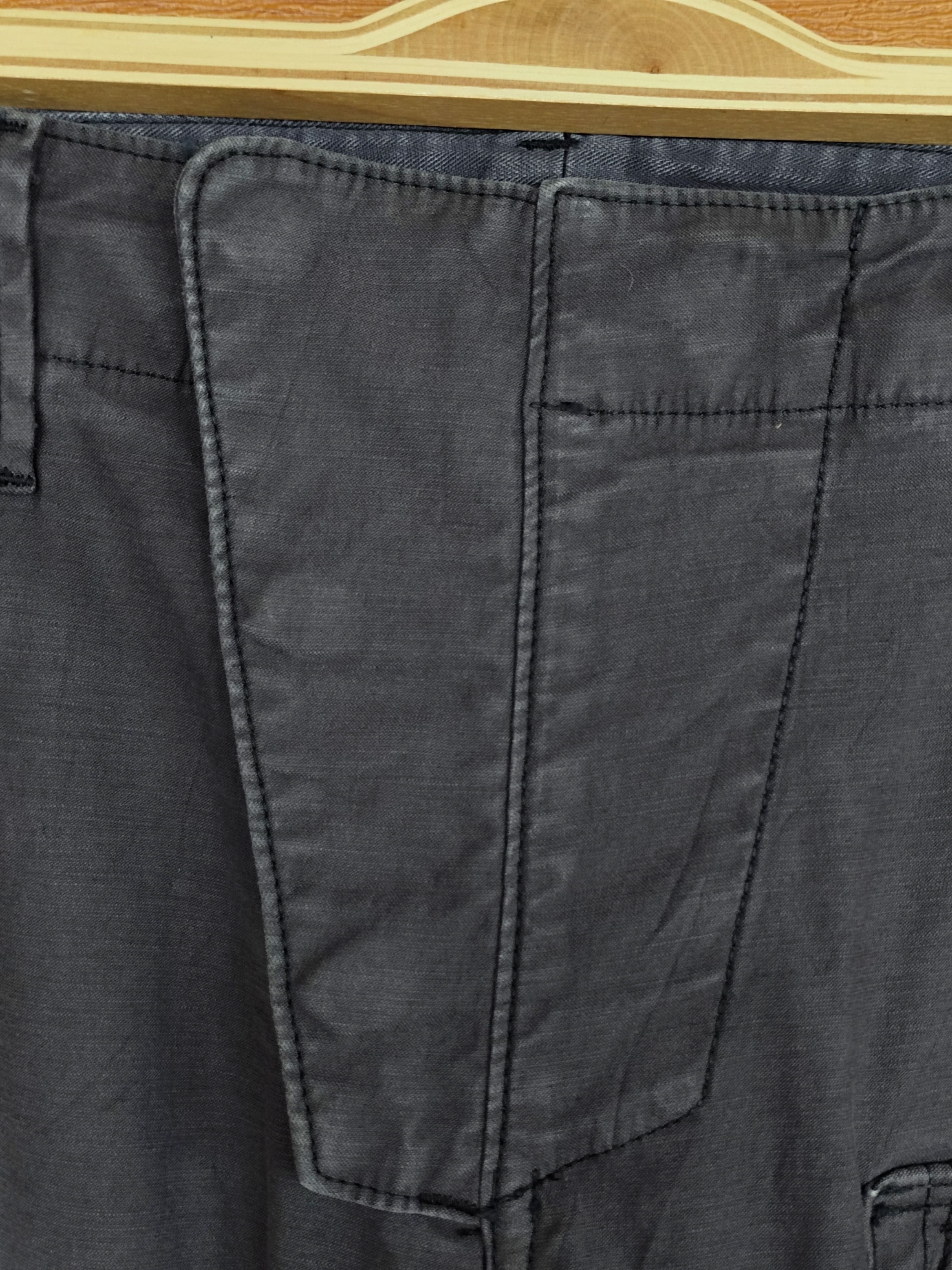 If Six Was Nine VADEL Japan Black Faded Rider Biker Pants Size US 32 / EU 48 - 16 Thumbnail