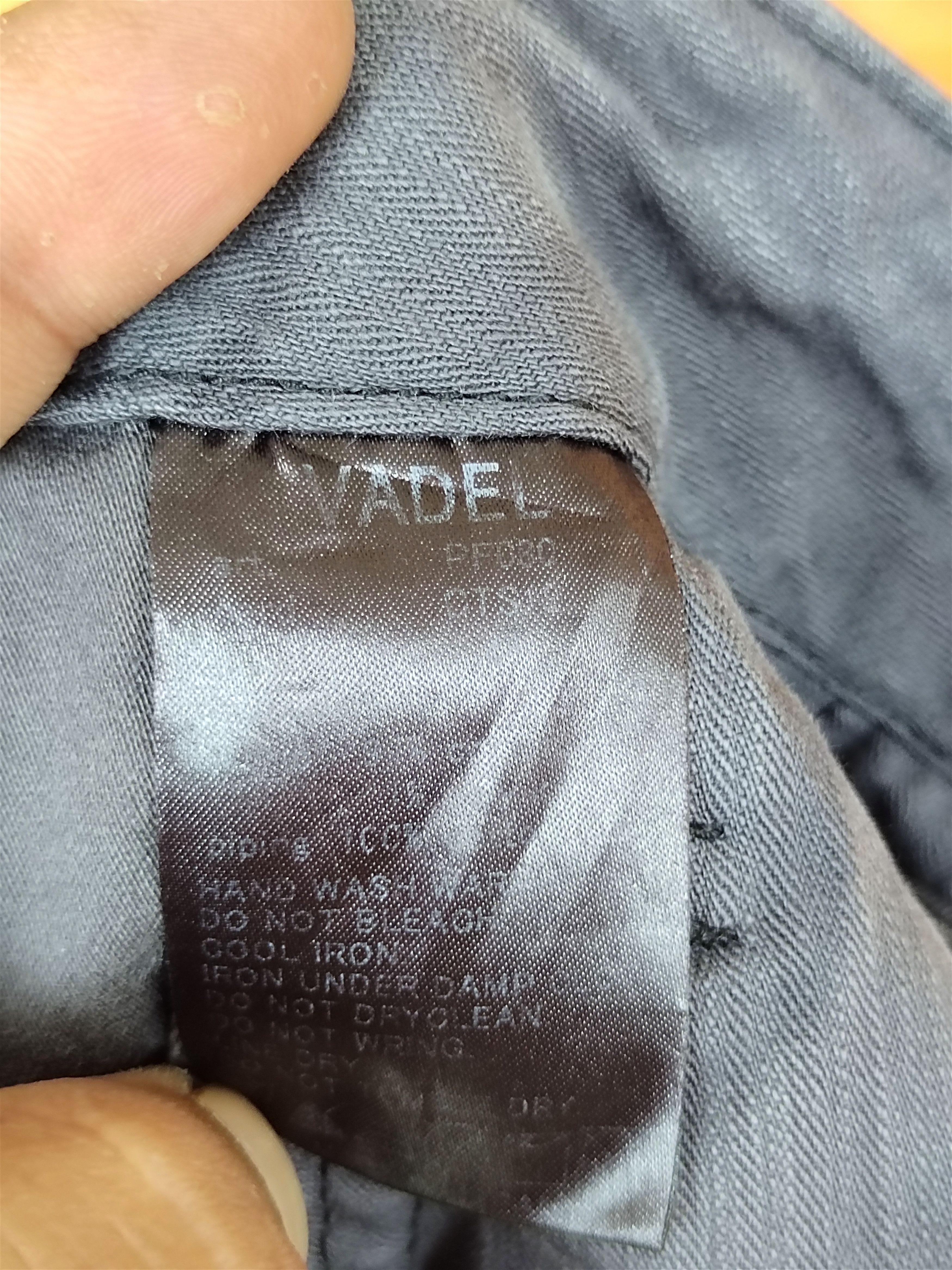 If Six Was Nine VADEL Japan Black Faded Rider Biker Pants Size US 32 / EU 48 - 20 Thumbnail