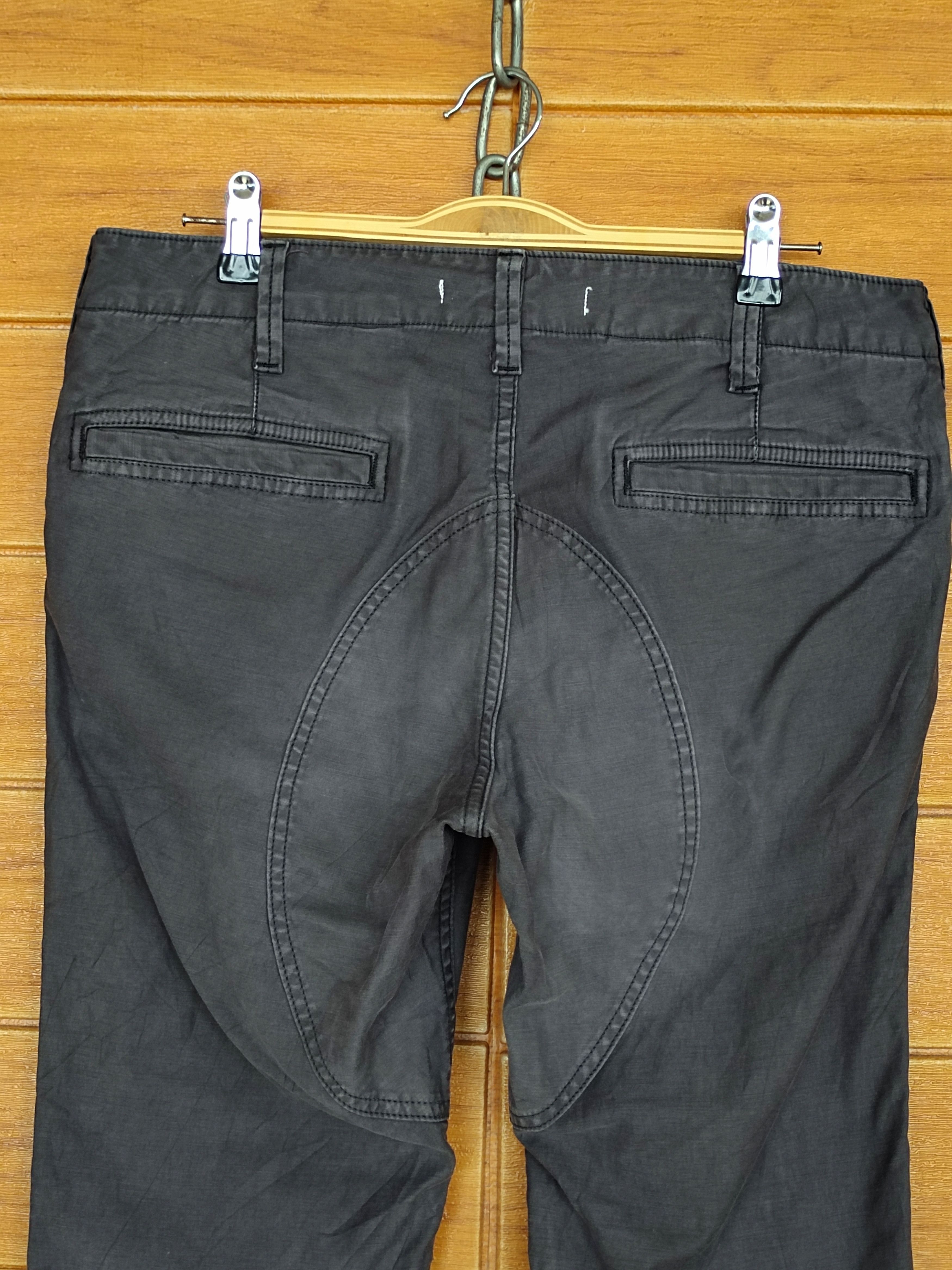 If Six Was Nine VADEL Japan Black Faded Rider Biker Pants Size US 32 / EU 48 - 13 Thumbnail