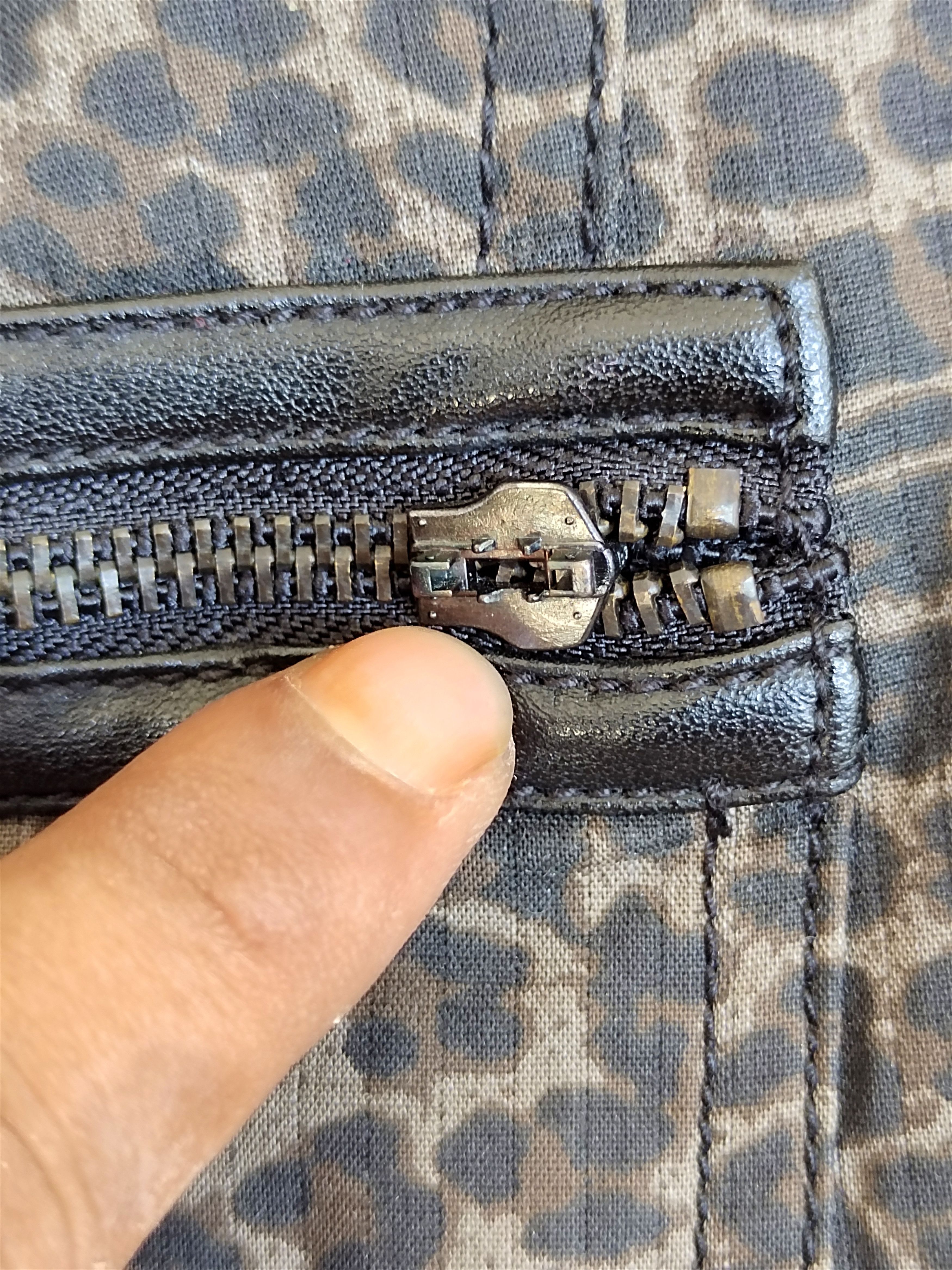 14th Addiction Japan ALGONQUINS Leopard Punk Bondage Drop Crotch Pants Size US 29 - 18 Thumbnail