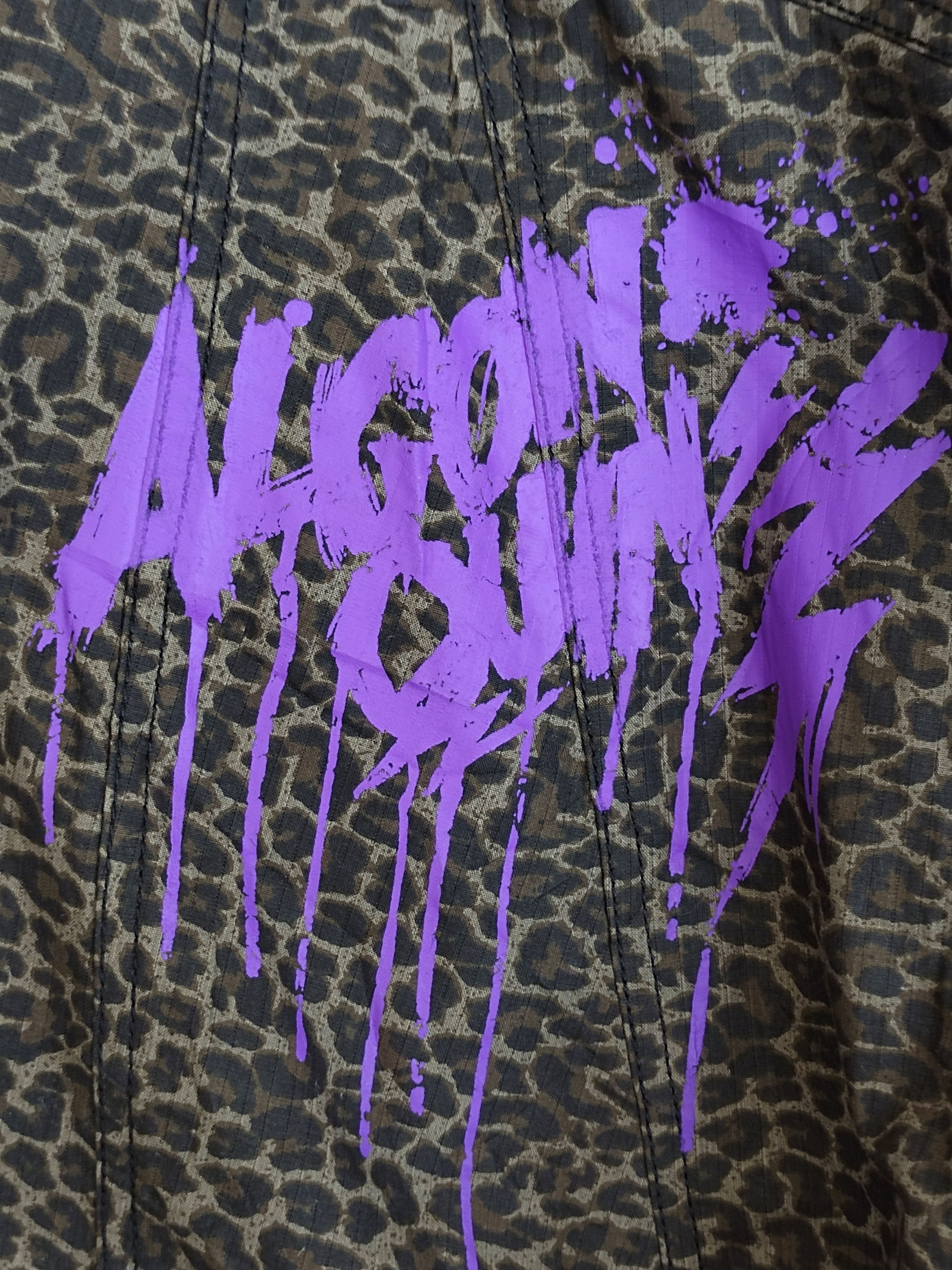 14th Addiction Japan ALGONQUINS Leopard Punk Bondage Drop Crotch Pants Size US 29 - 14 Thumbnail