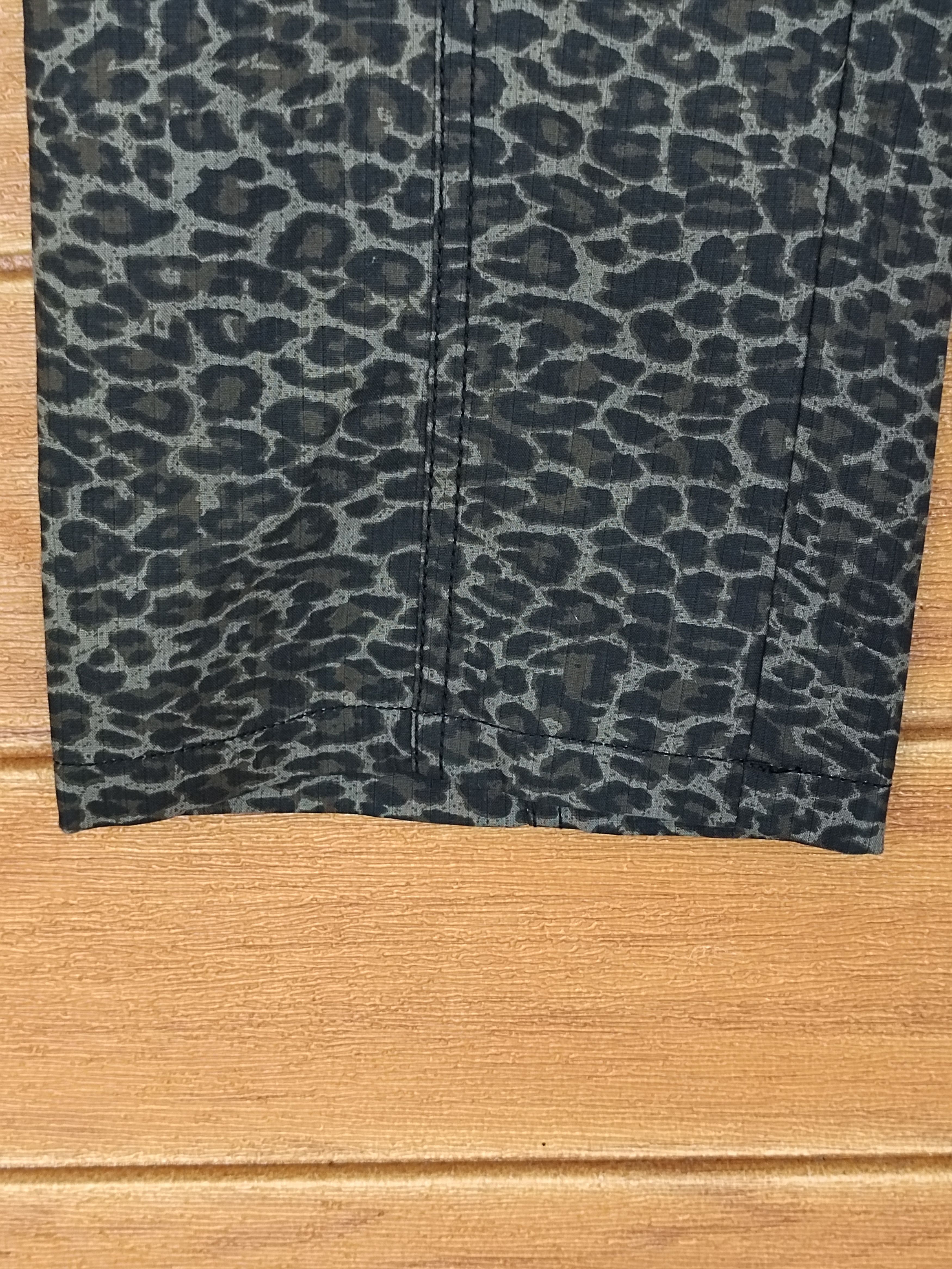 14th Addiction Japan ALGONQUINS Leopard Punk Bondage Drop Crotch Pants Size US 29 - 11 Thumbnail