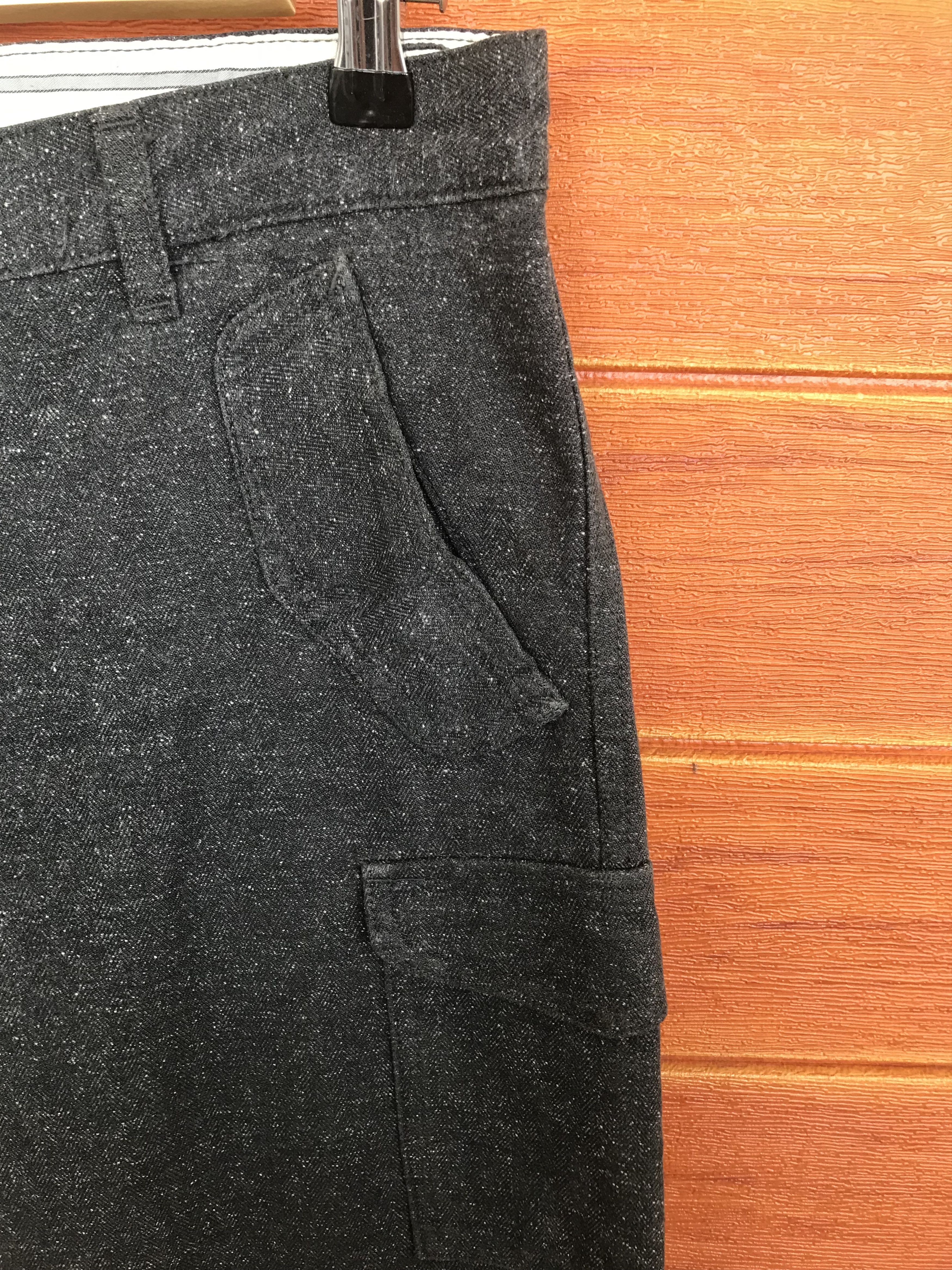 General Research Vintage Urban Research Salt & Pepper Military Cargo Pants Size US 31 - 6 Thumbnail