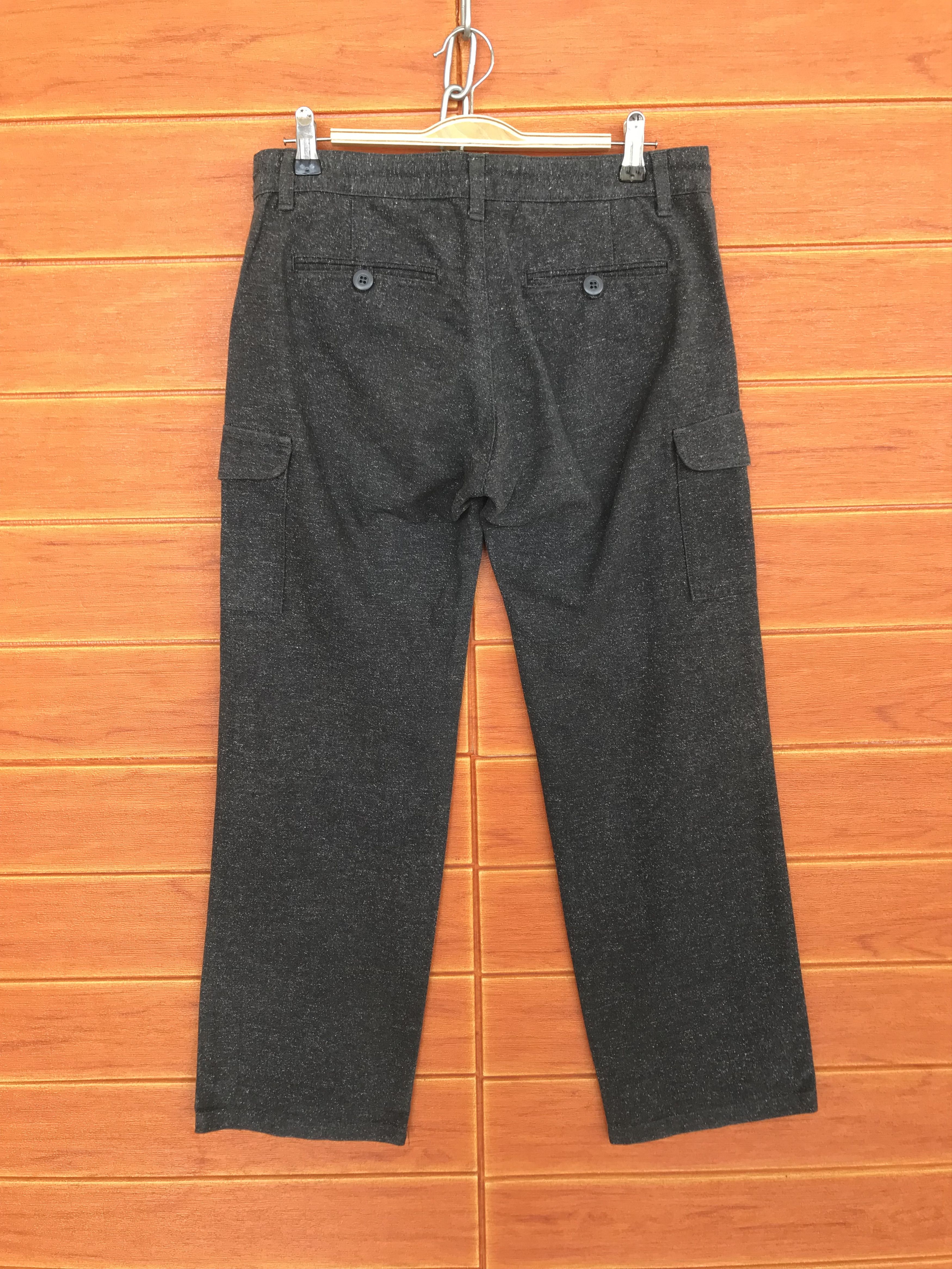 General Research Vintage Urban Research Salt & Pepper Military Cargo Pants Size US 31 - 7 Thumbnail