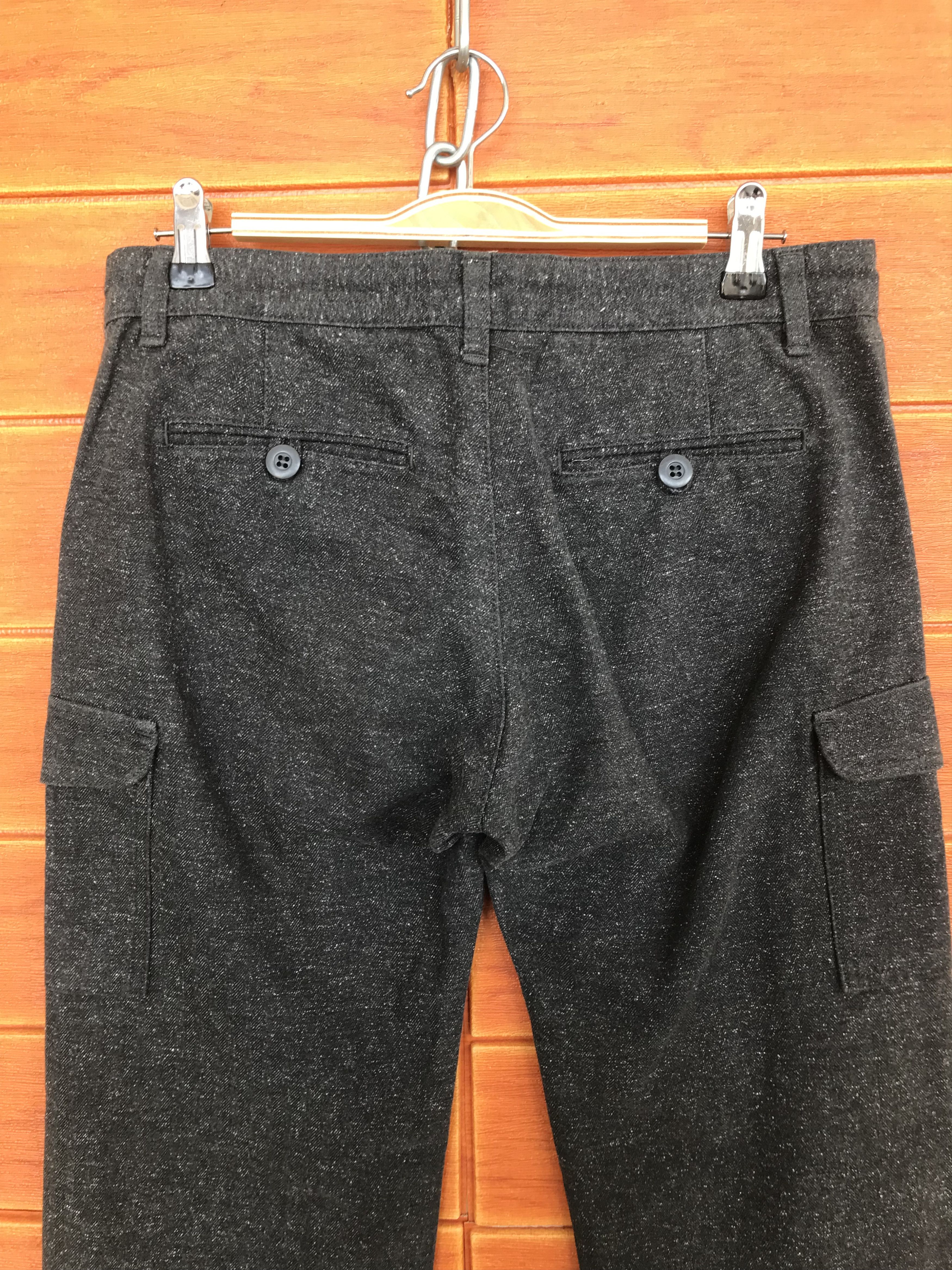 General Research Vintage Urban Research Salt & Pepper Military Cargo Pants Size US 31 - 8 Thumbnail