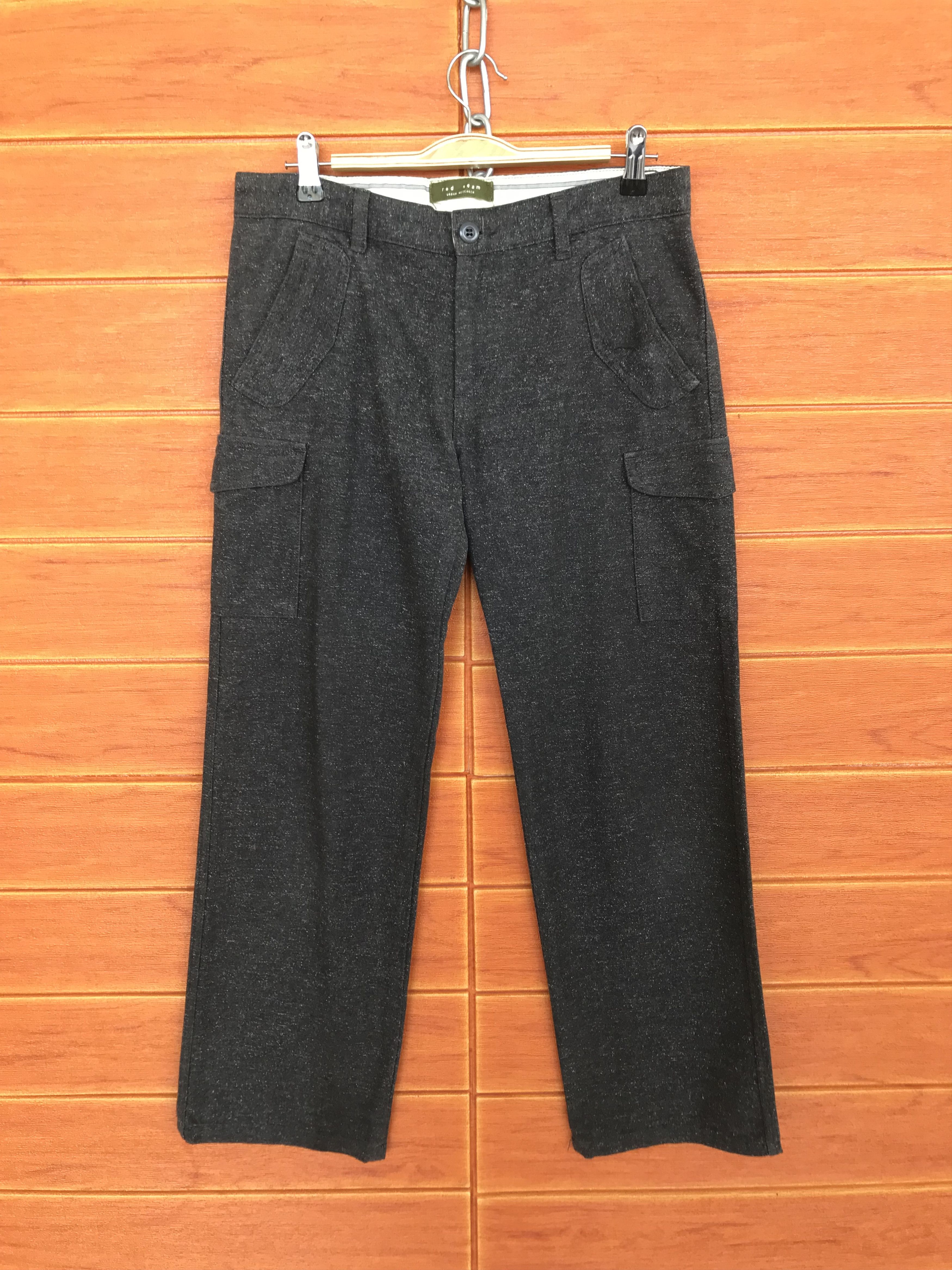 Red Seam Urban Research Salt & Pepper Military Cargo Pants