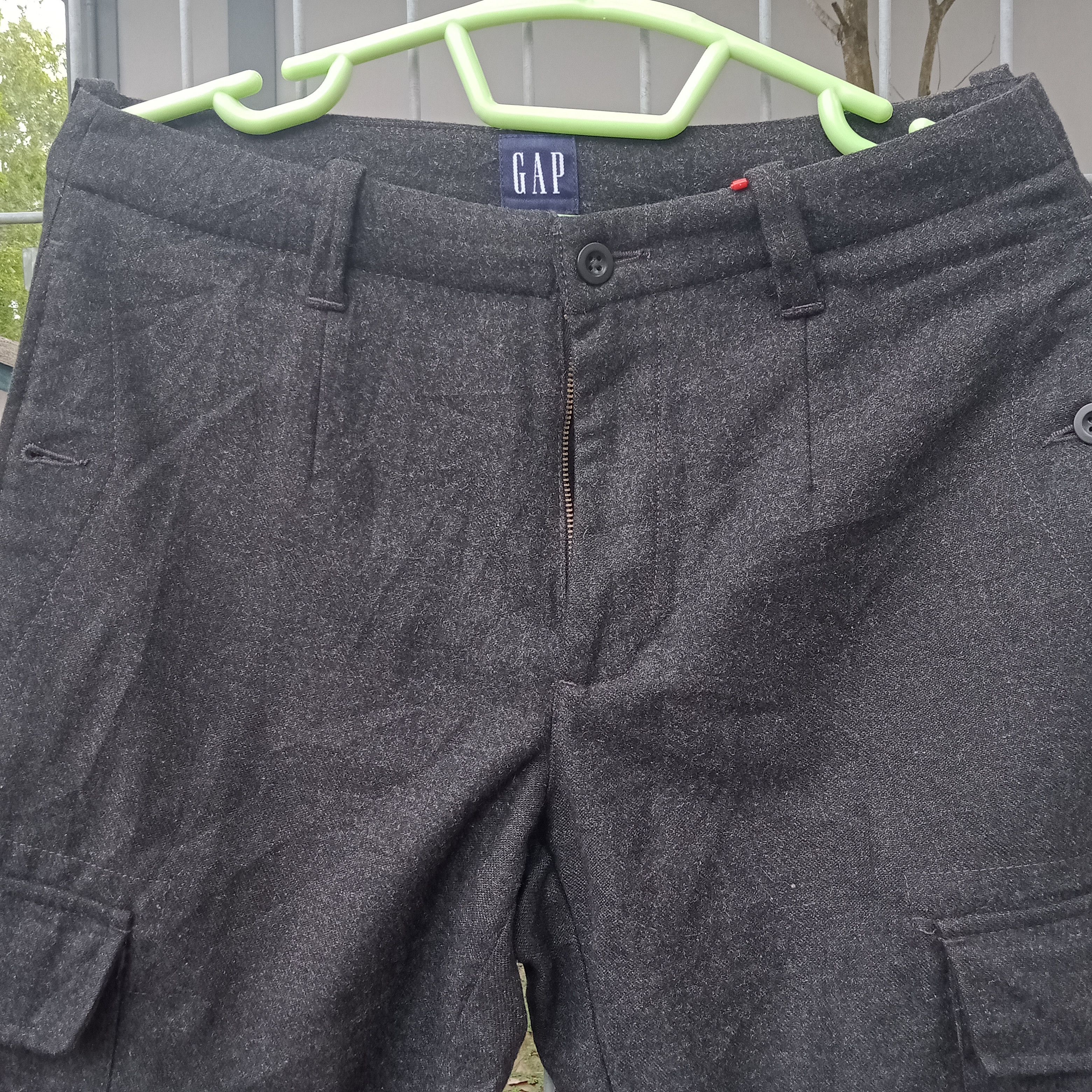 Gap Gap Wool 6 Pocket Cargo Pants Size US 33 - 7 Thumbnail