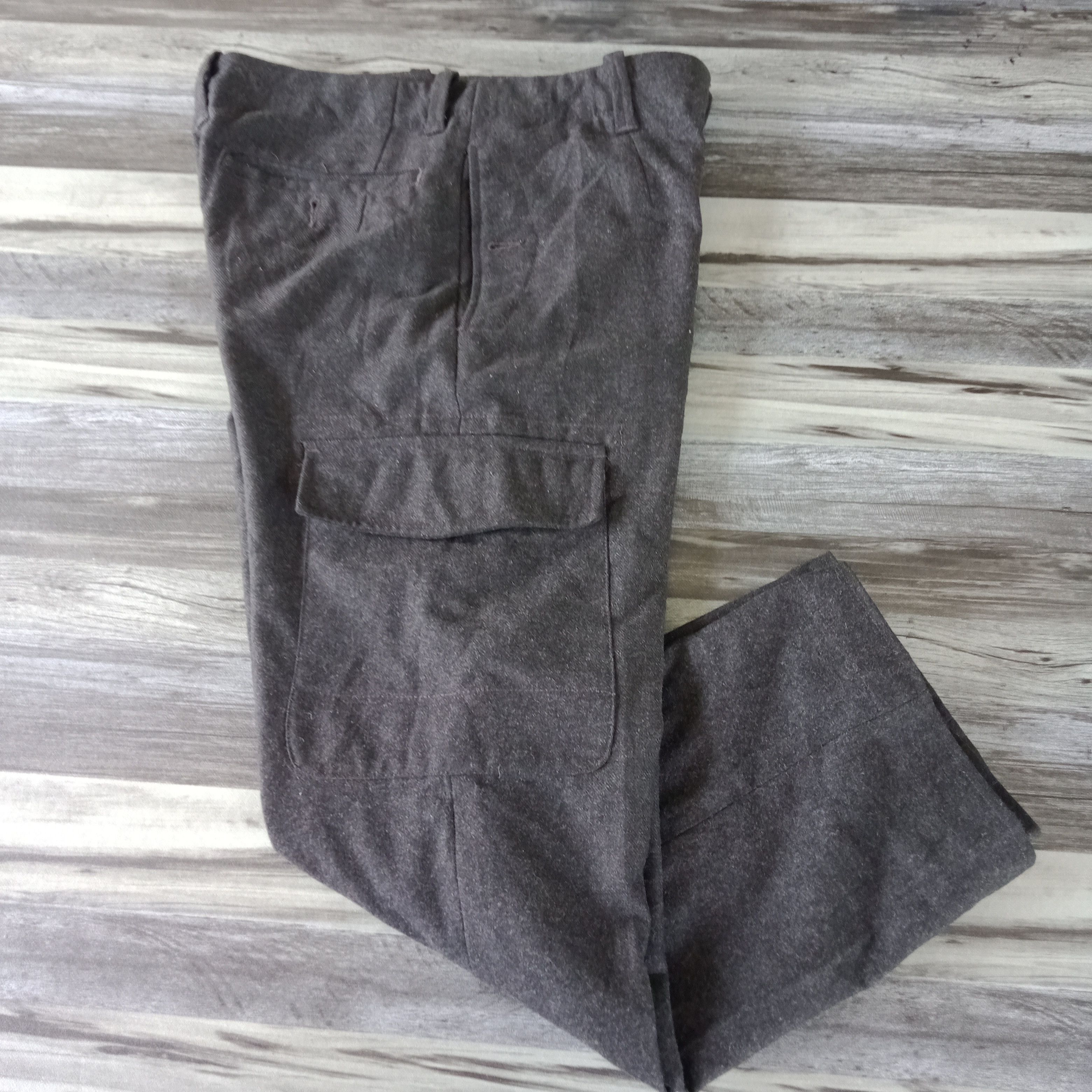 Gap Gap Wool 6 Pocket Cargo Pants Size US 33 - 1 Thumbnail