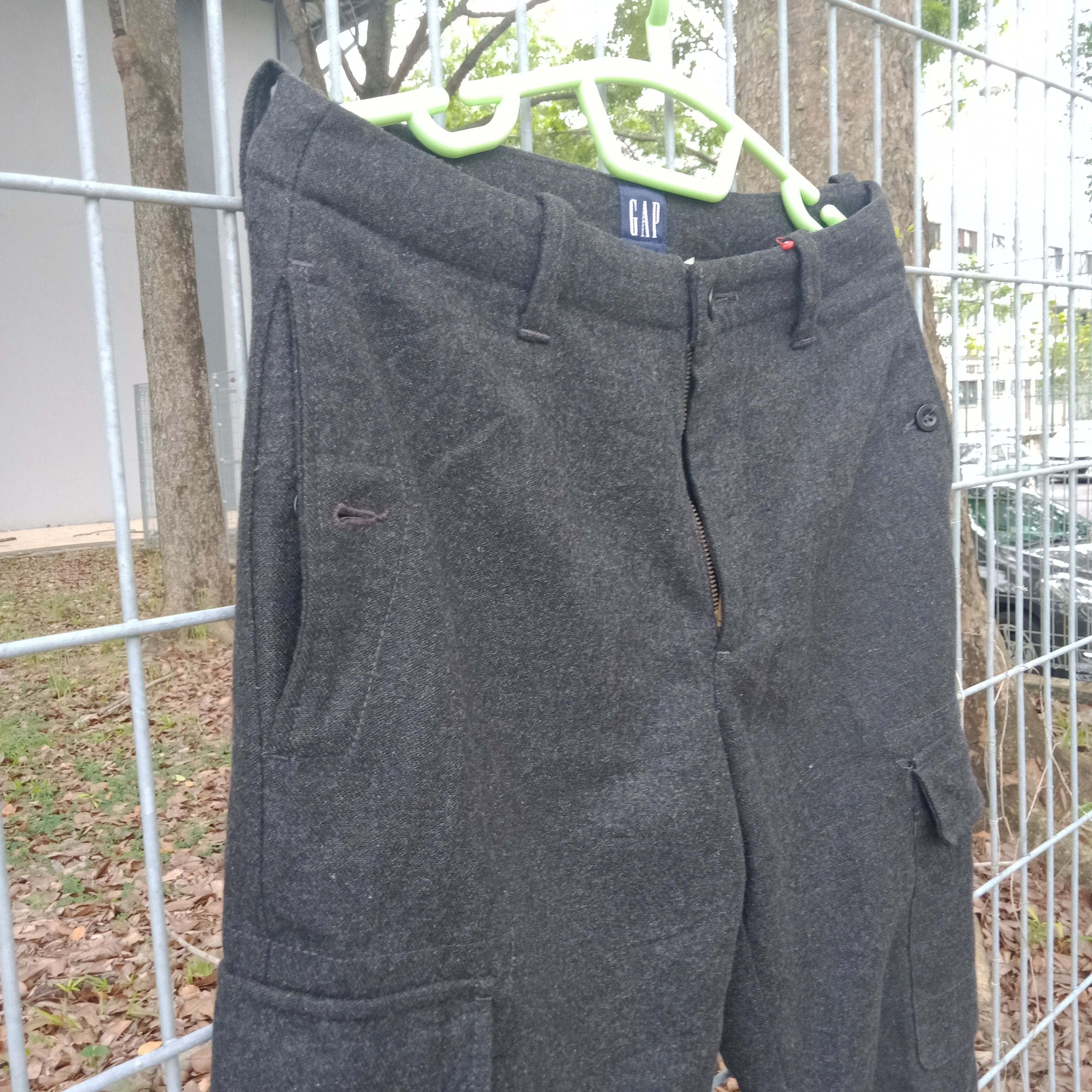 Gap Gap Wool 6 Pocket Cargo Pants Size US 33 - 4 Thumbnail