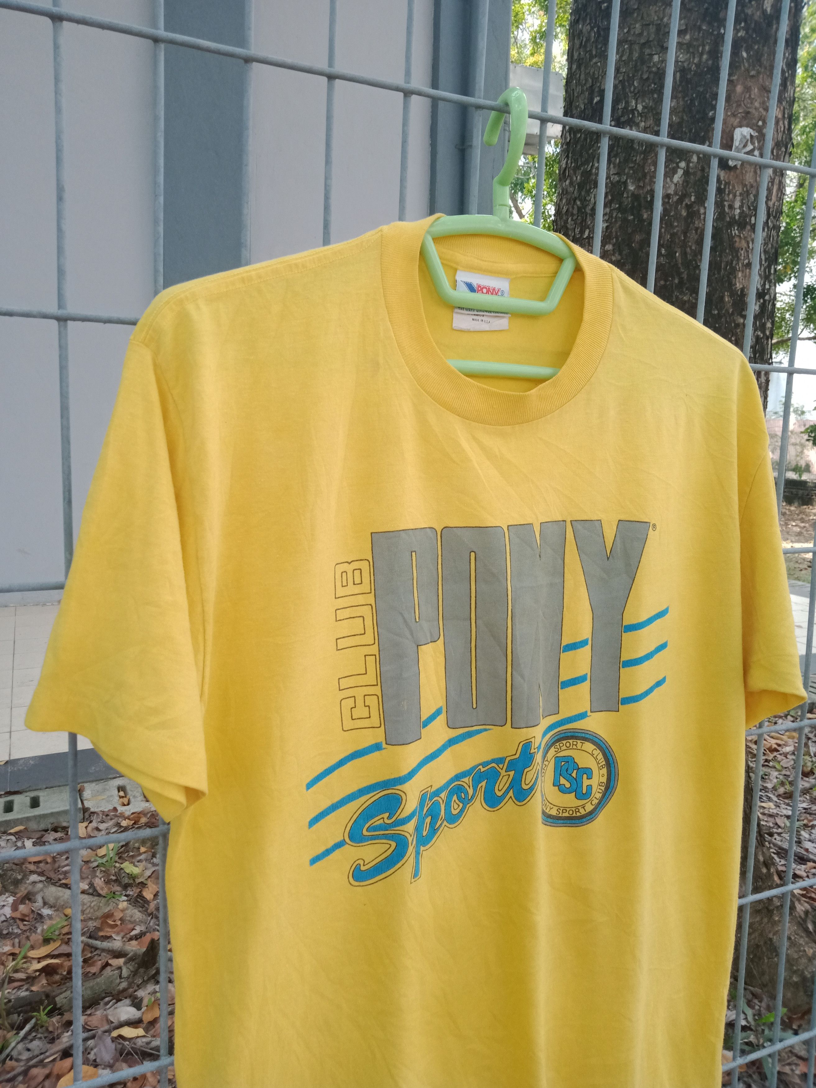 PONY × Vintage Vintage 90s PONY T-shirt Size US XL / EU 56 / 4 - 2 Thumbnail