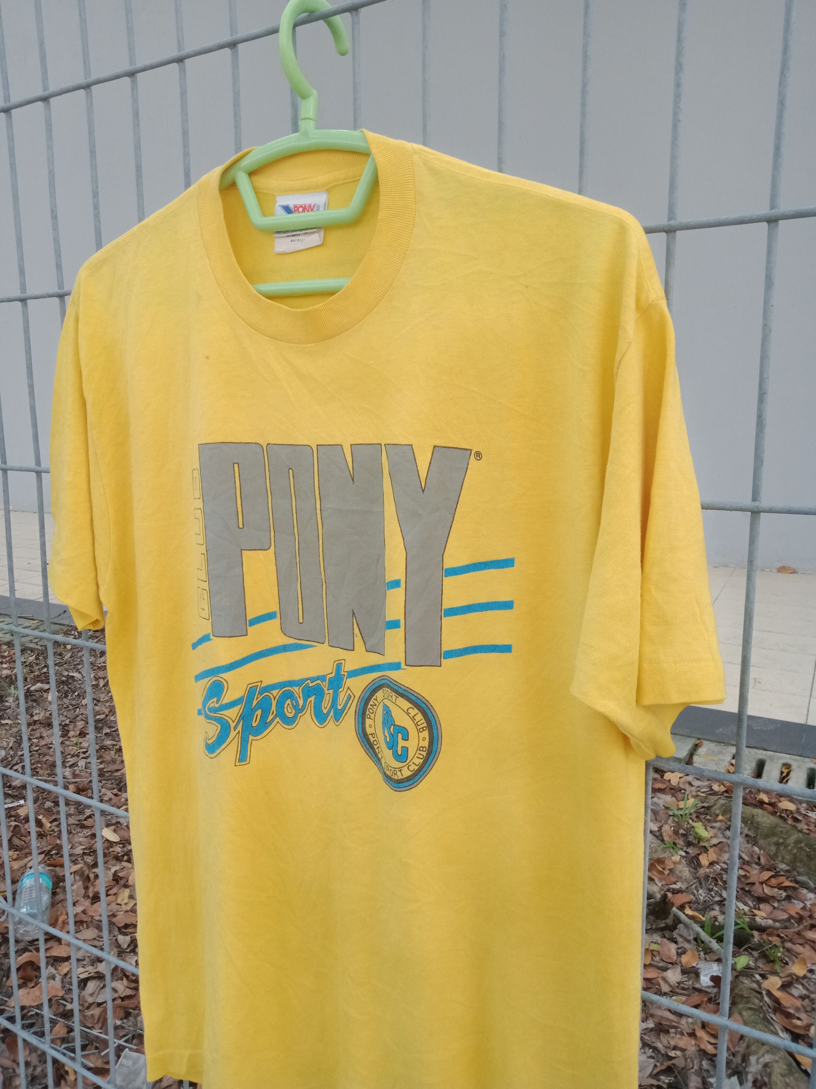 PONY × Vintage Vintage 90s PONY T-shirt Size US XL / EU 56 / 4 - 4 Thumbnail