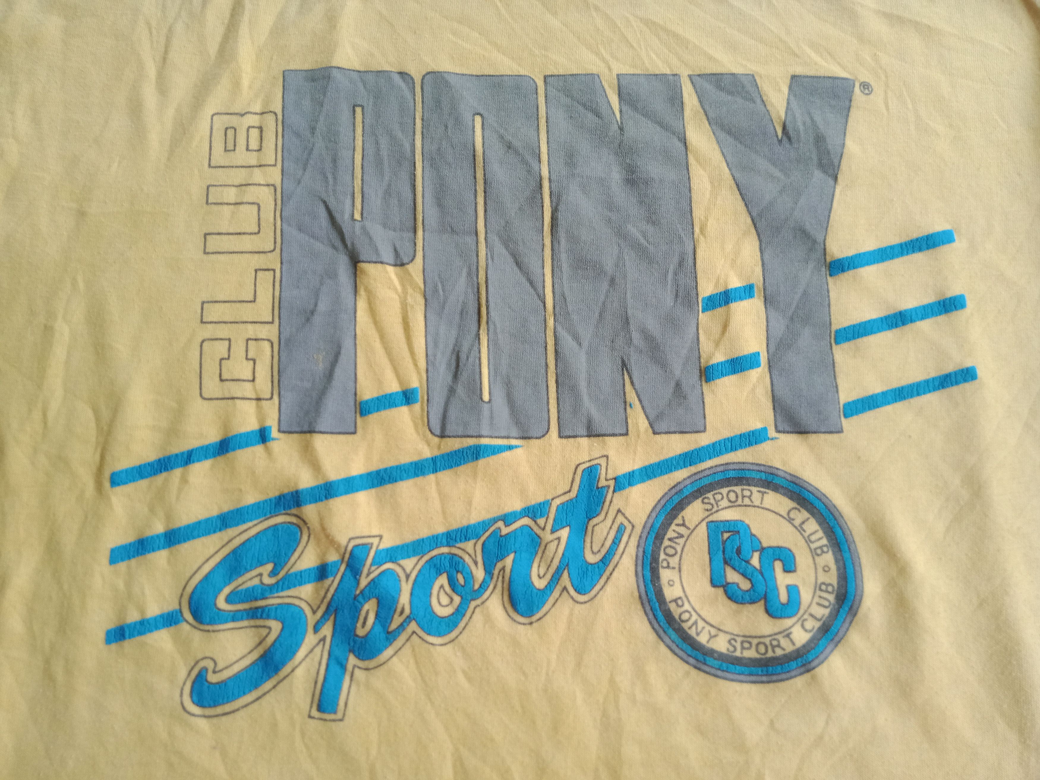 PONY × Vintage Vintage 90s PONY T-shirt Size US XL / EU 56 / 4 - 8 Thumbnail