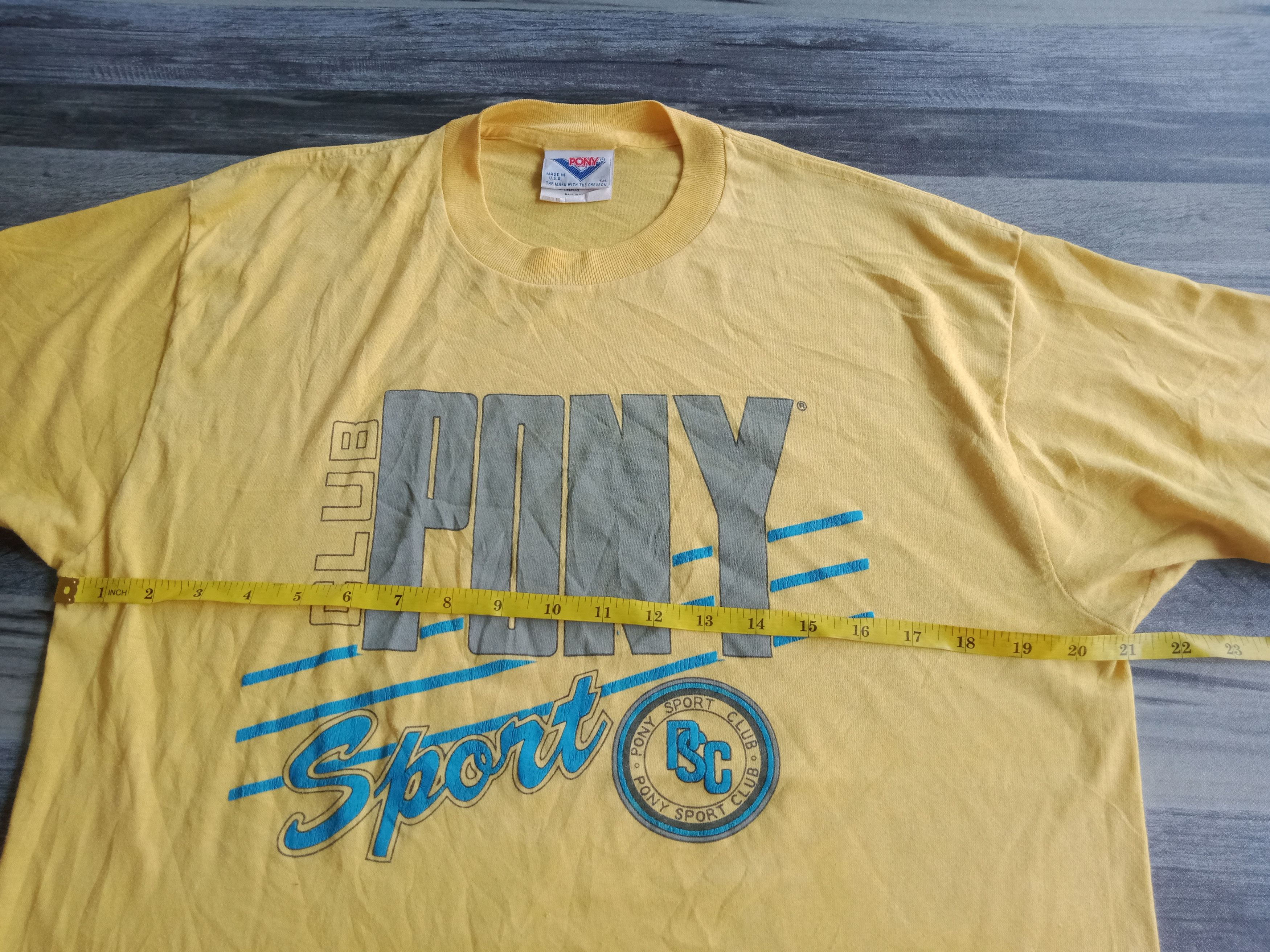 PONY × Vintage Vintage 90s PONY T-shirt Size US XL / EU 56 / 4 - 12 Thumbnail