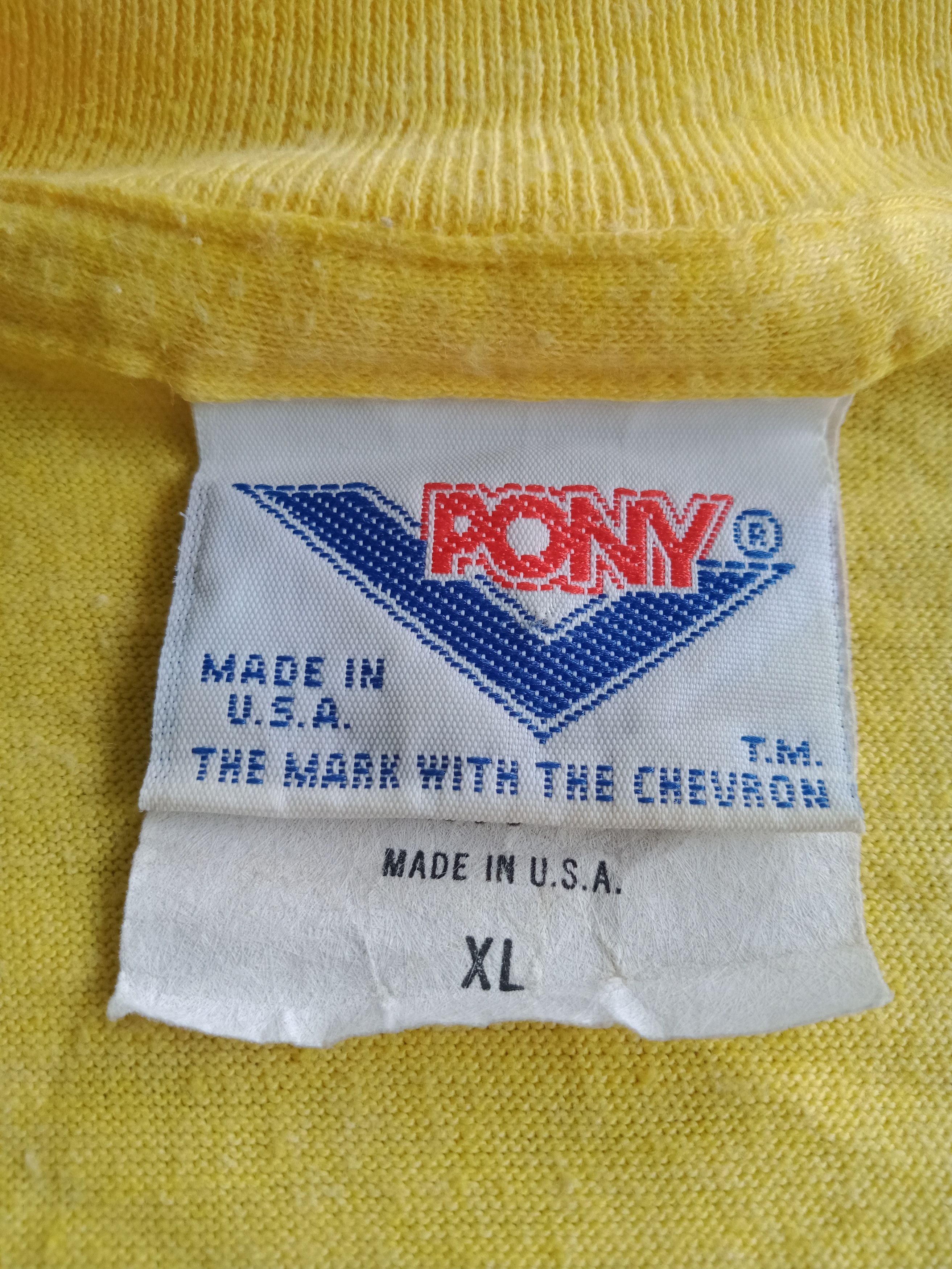 PONY × Vintage Vintage 90s PONY T-shirt Size US XL / EU 56 / 4 - 10 Thumbnail