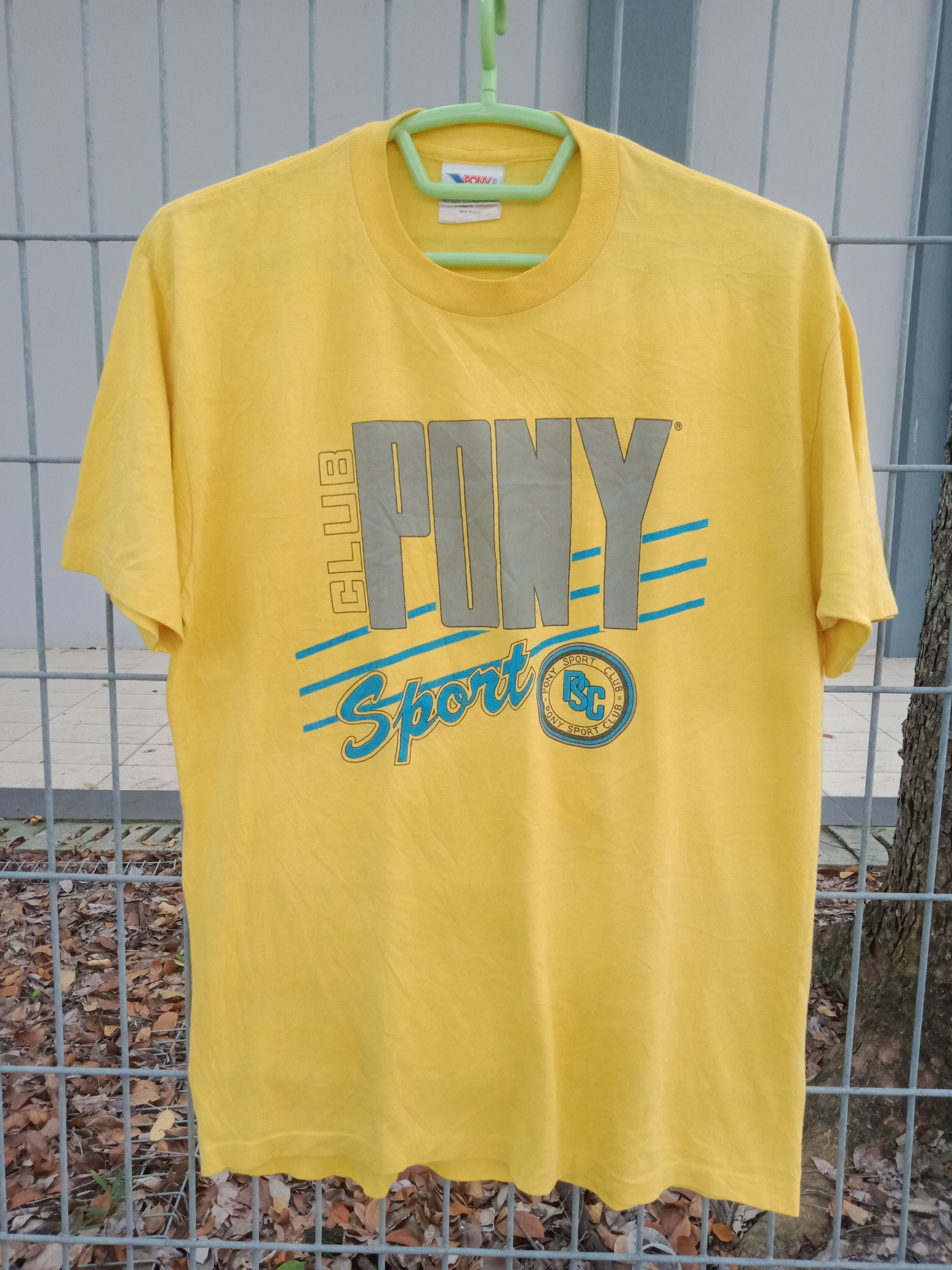 PONY × Vintage Vintage 90s PONY T-shirt Size US XL / EU 56 / 4 - 1 Thumbnail