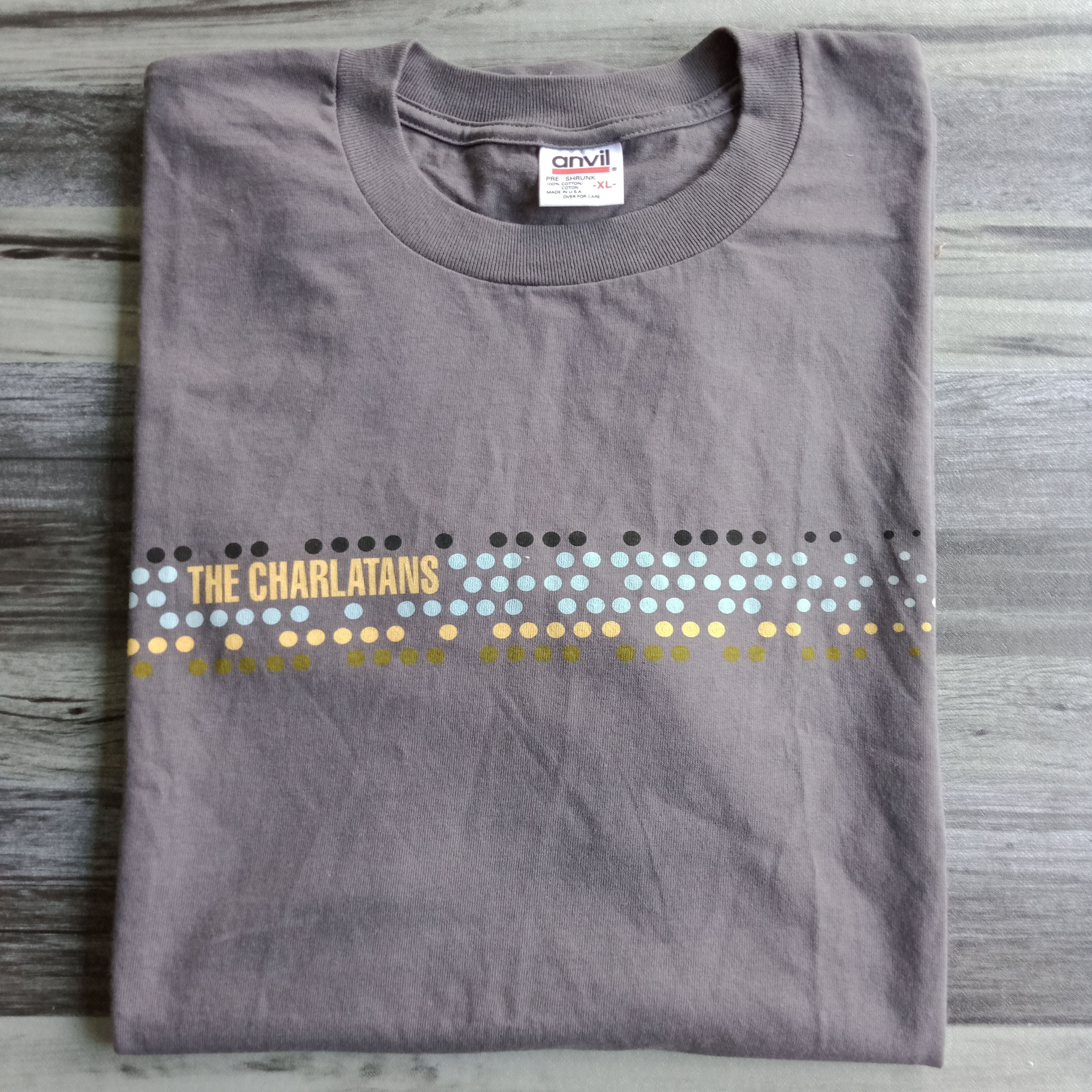 Band Tees × Vintage Vintage THE CHARLATANS 90s Britpop UK Band shirt Size US XL / EU 56 / 4 - 1 Thumbnail