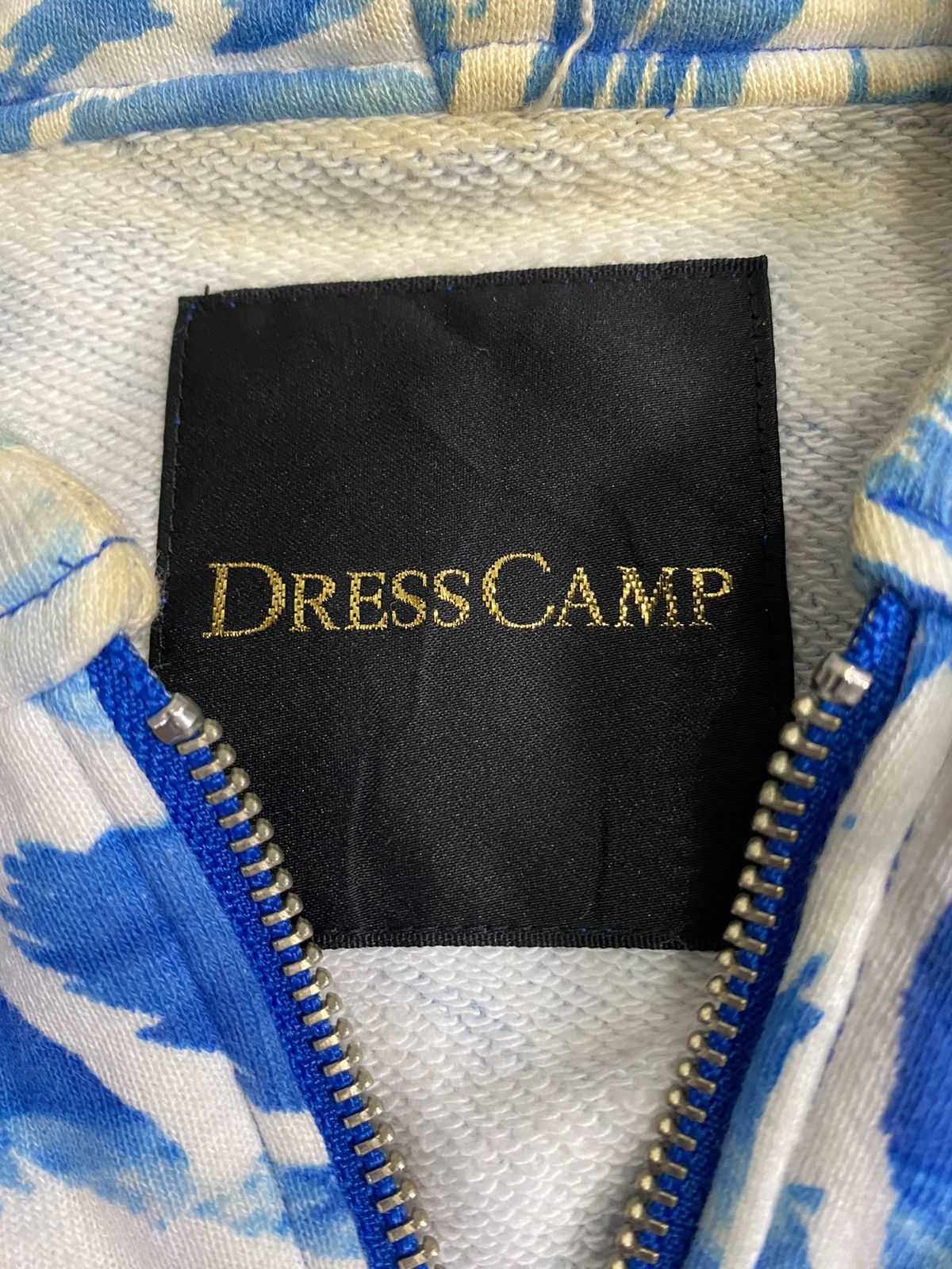 Japanese Brand Dress Camp Japan Blue lighting abstract hoodie Size US S / EU 44-46 / 1 - 9 Thumbnail