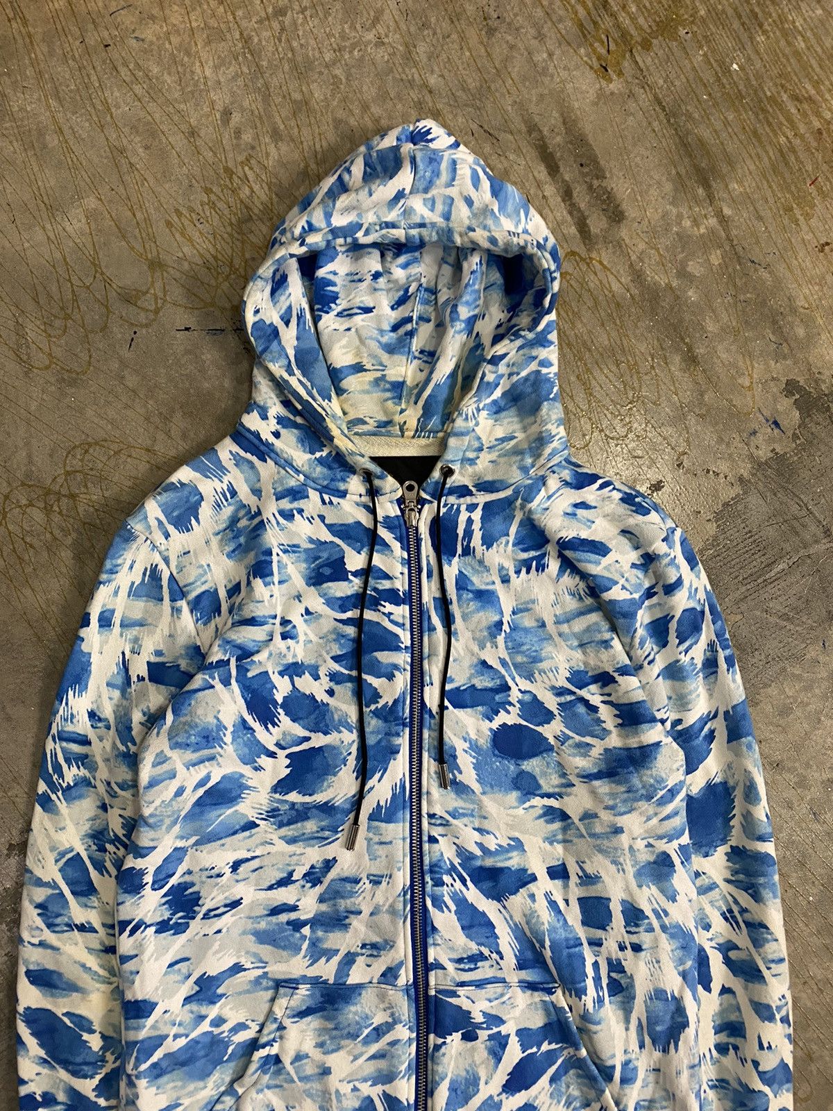 Japanese Brand Dress Camp Japan Blue lighting abstract hoodie Size US S / EU 44-46 / 1 - 3 Thumbnail