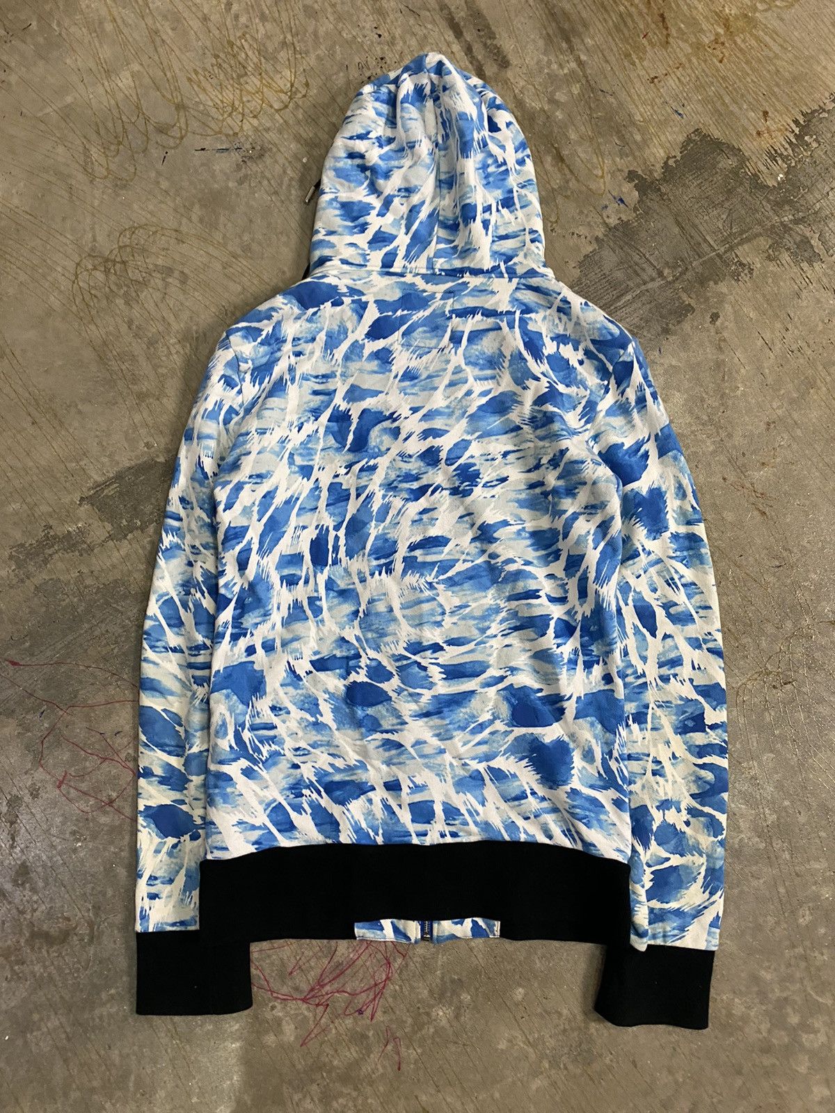 Japanese Brand Dress Camp Japan Blue lighting abstract hoodie Size US S / EU 44-46 / 1 - 8 Thumbnail