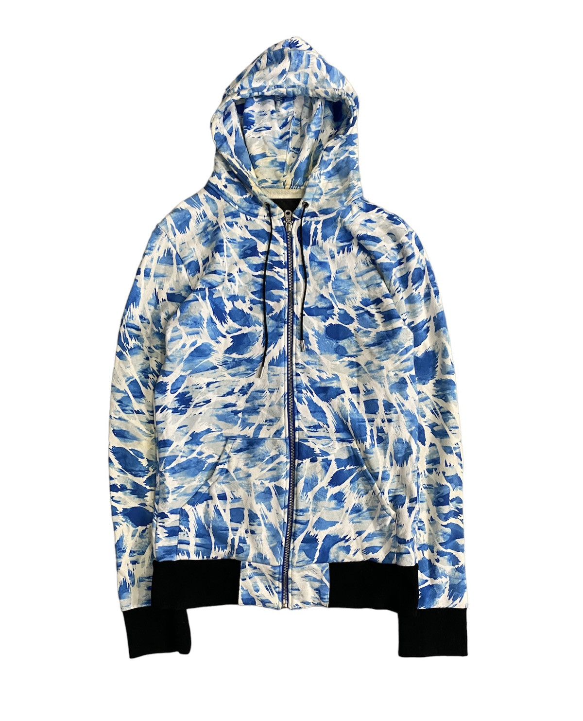 Japanese Brand Dress Camp Japan Blue lighting abstract hoodie Size US S / EU 44-46 / 1 - 1 Thumbnail