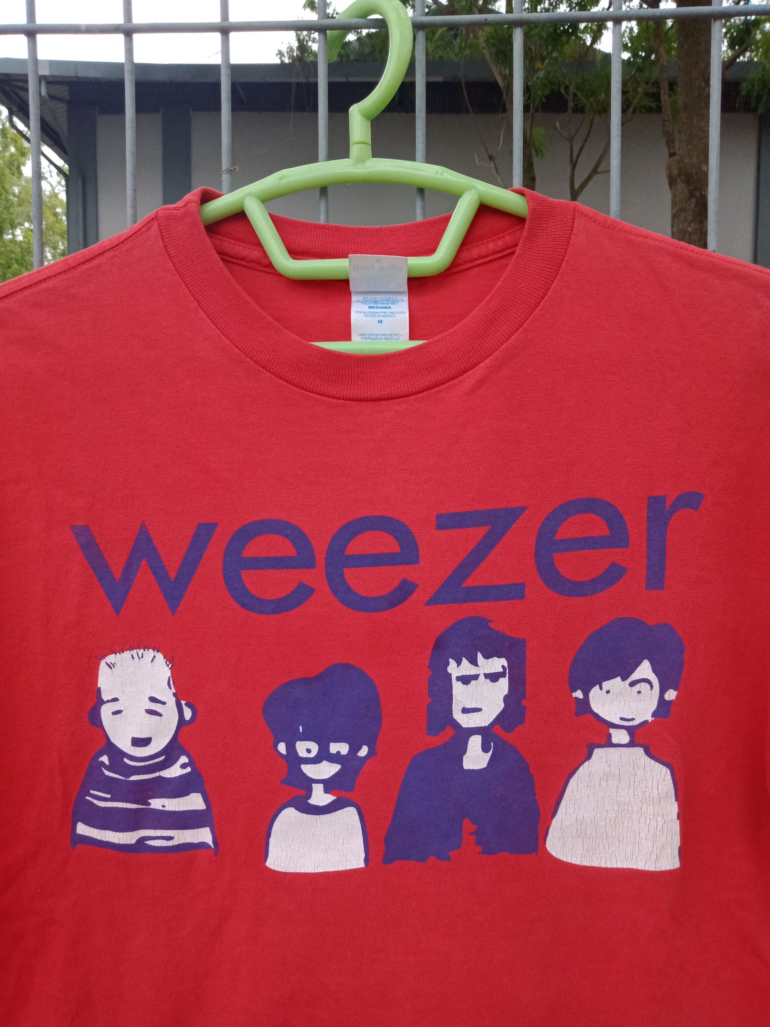 Band Tees × Vintage Vintage Weezer Band Shirt Size US M / EU 48-50 / 2 - 6 Thumbnail