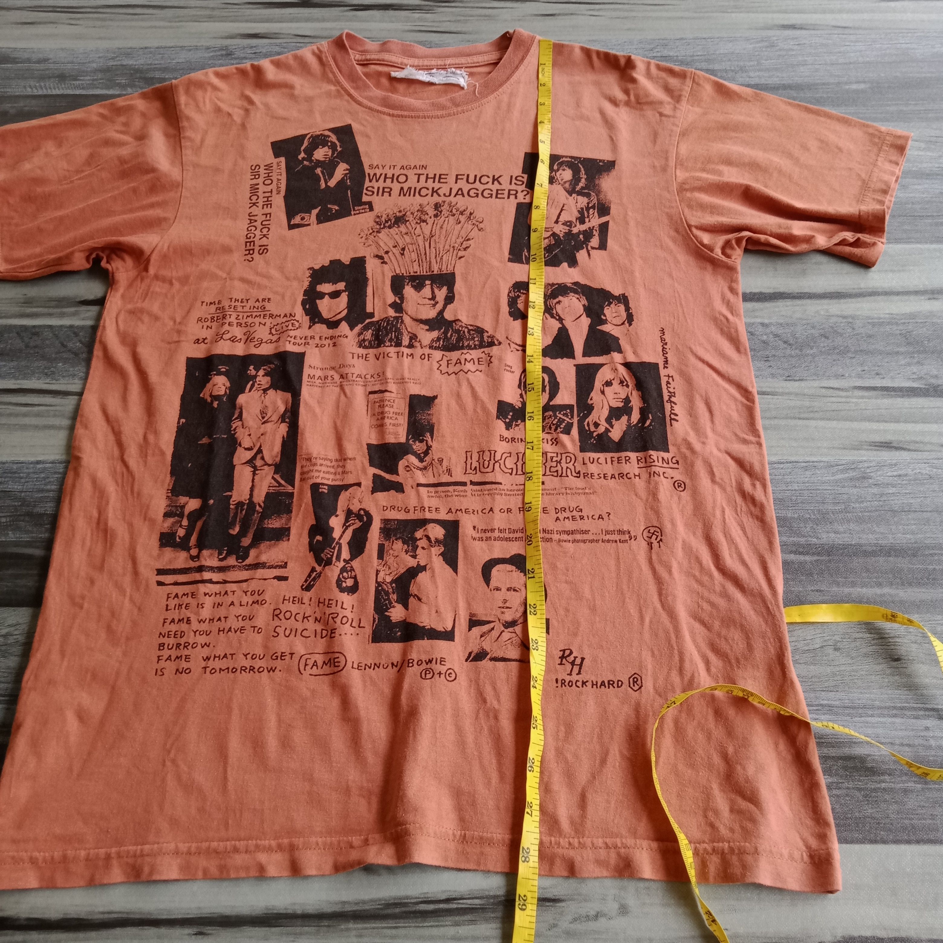 Band Tees RARE WHO THE FUCK IS MICK JAGGER SHIRT Size US M / EU 48-50 / 2 - 15 Thumbnail